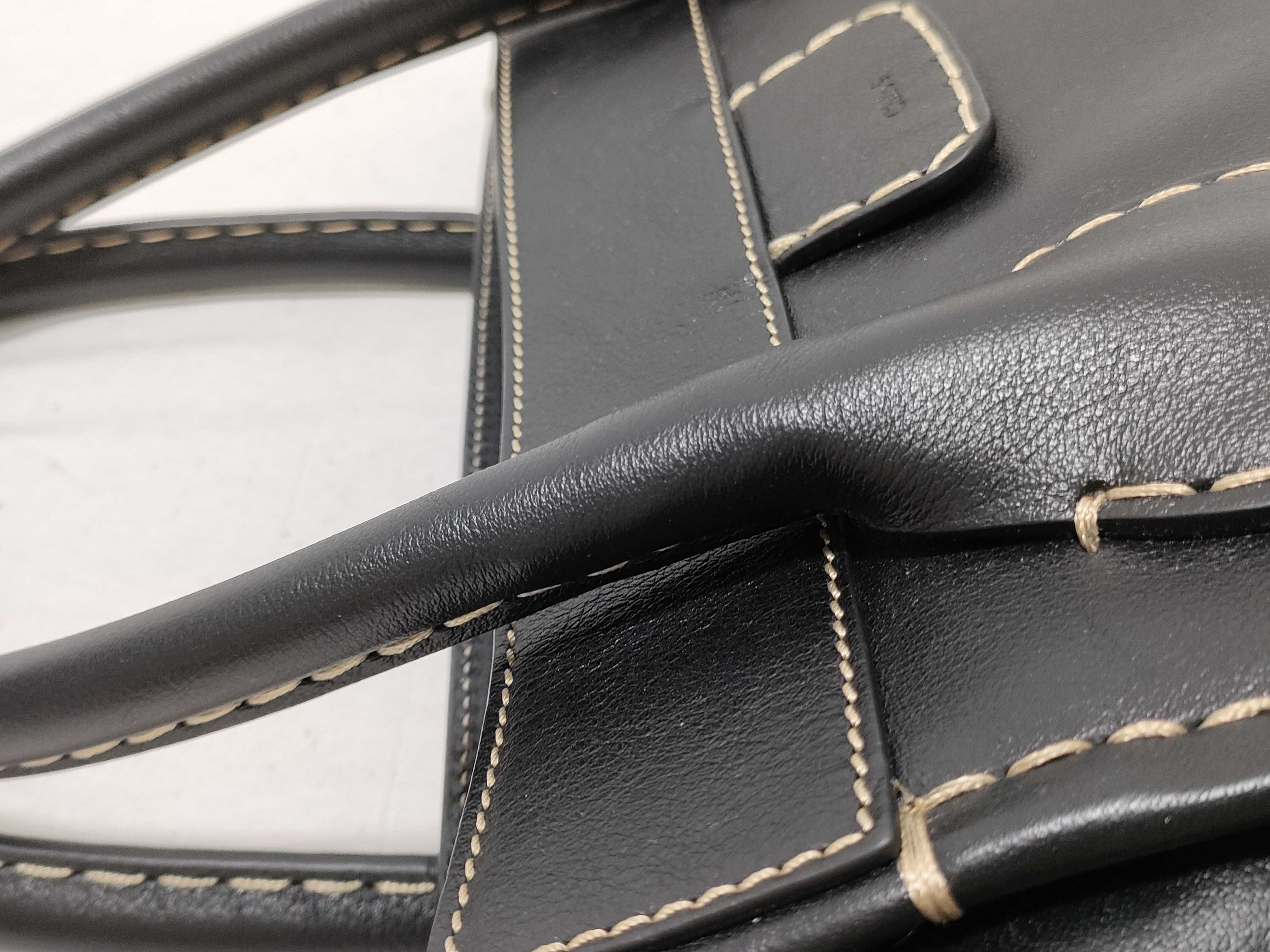 Edith Tote Bag, Leather, Black Tote Bag — view 5
