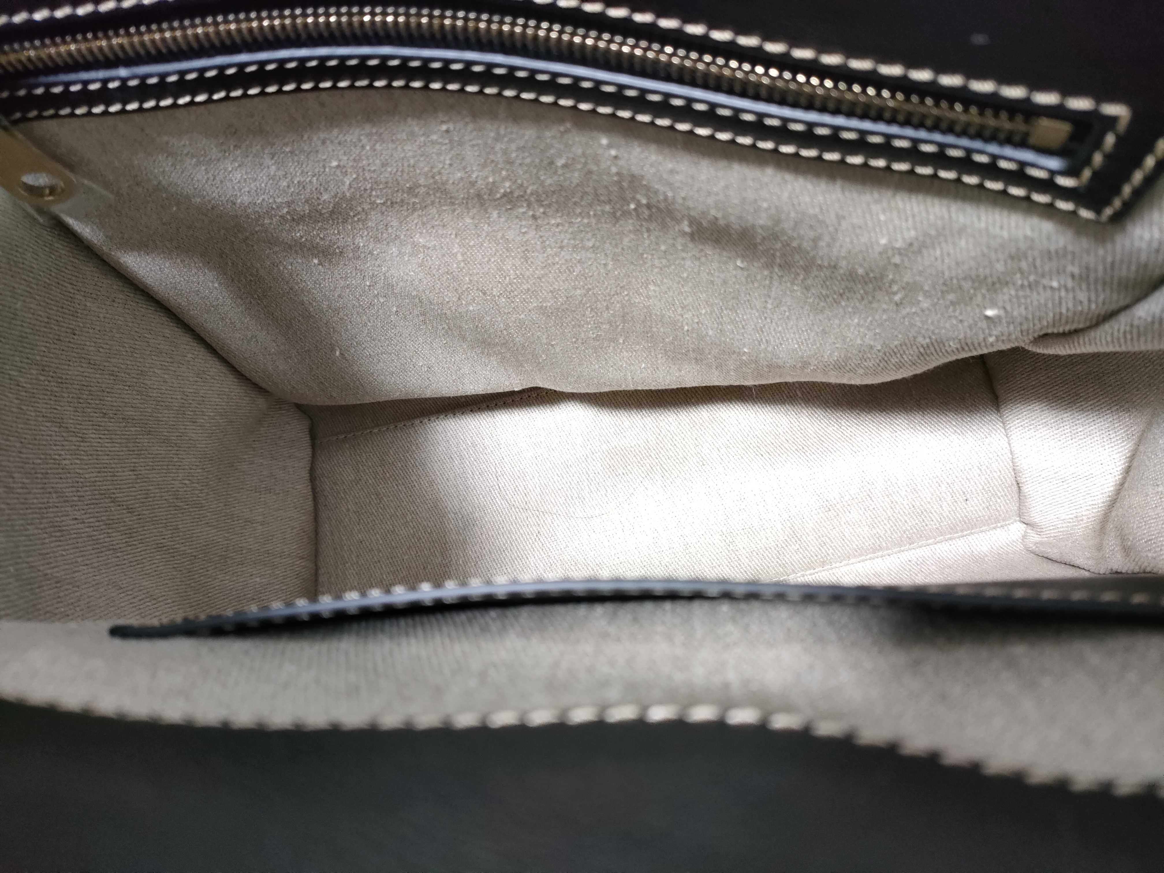 Edith Tote Bag, Leather, Black Tote Bag — view 9