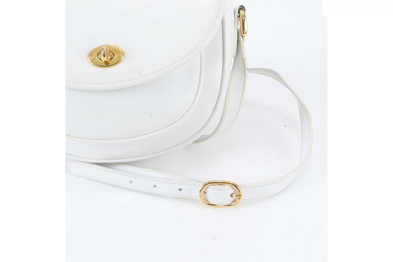 Vintage Gucci Leather Shoulder Bag (Crossbody) — view 2