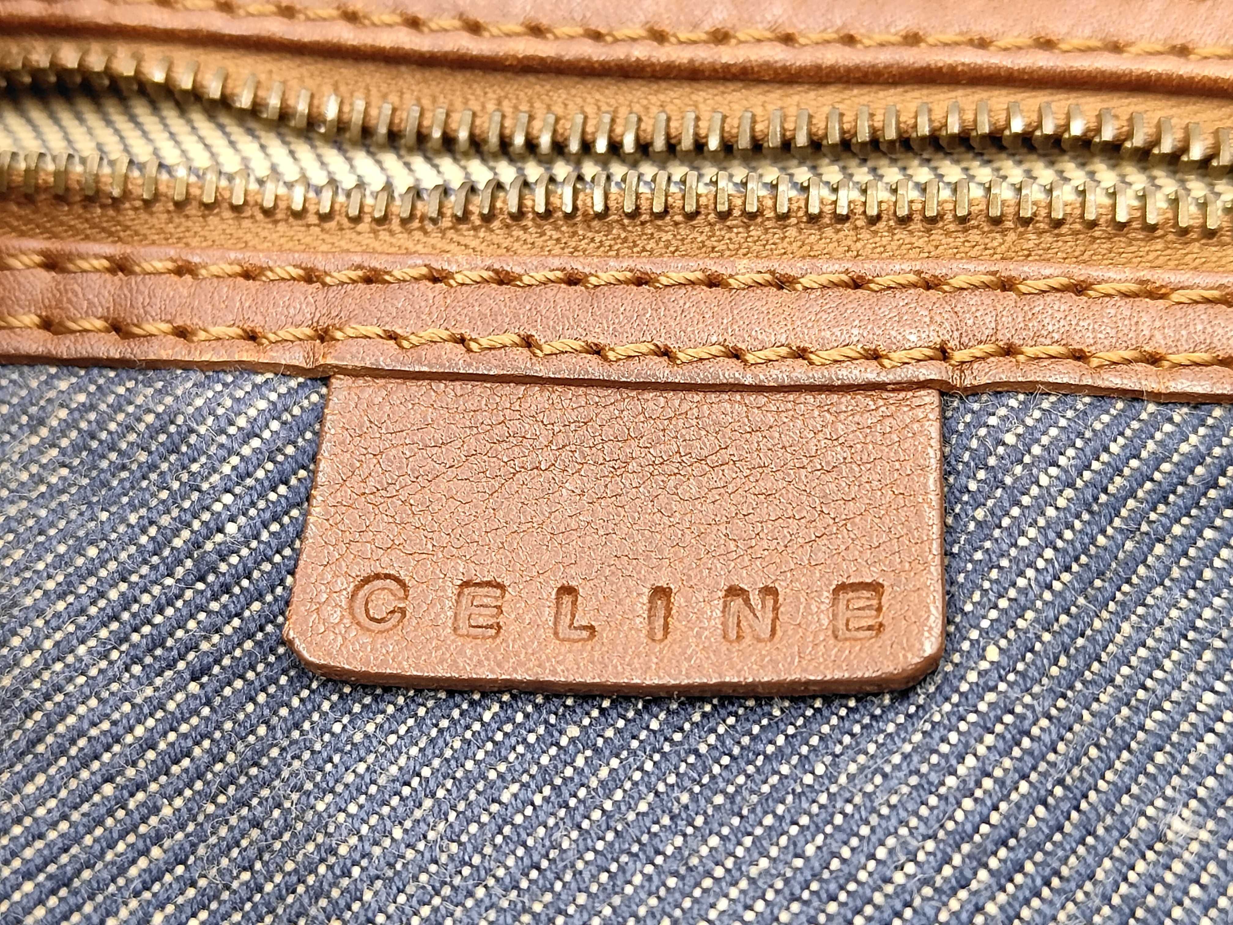 Triomphe Denim Tote Bag — view 10