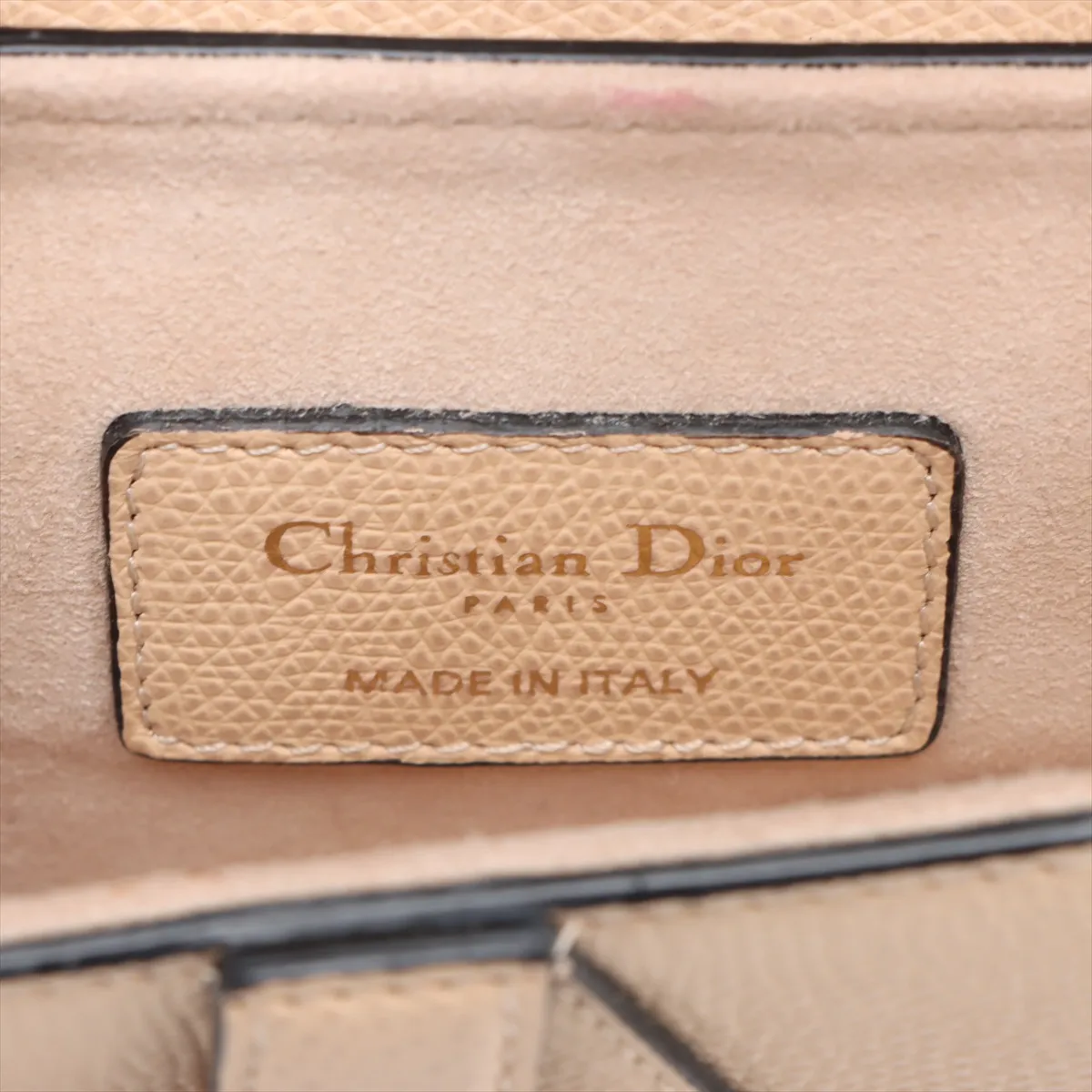 Saddlebag Leather Handbag Beige — view 9