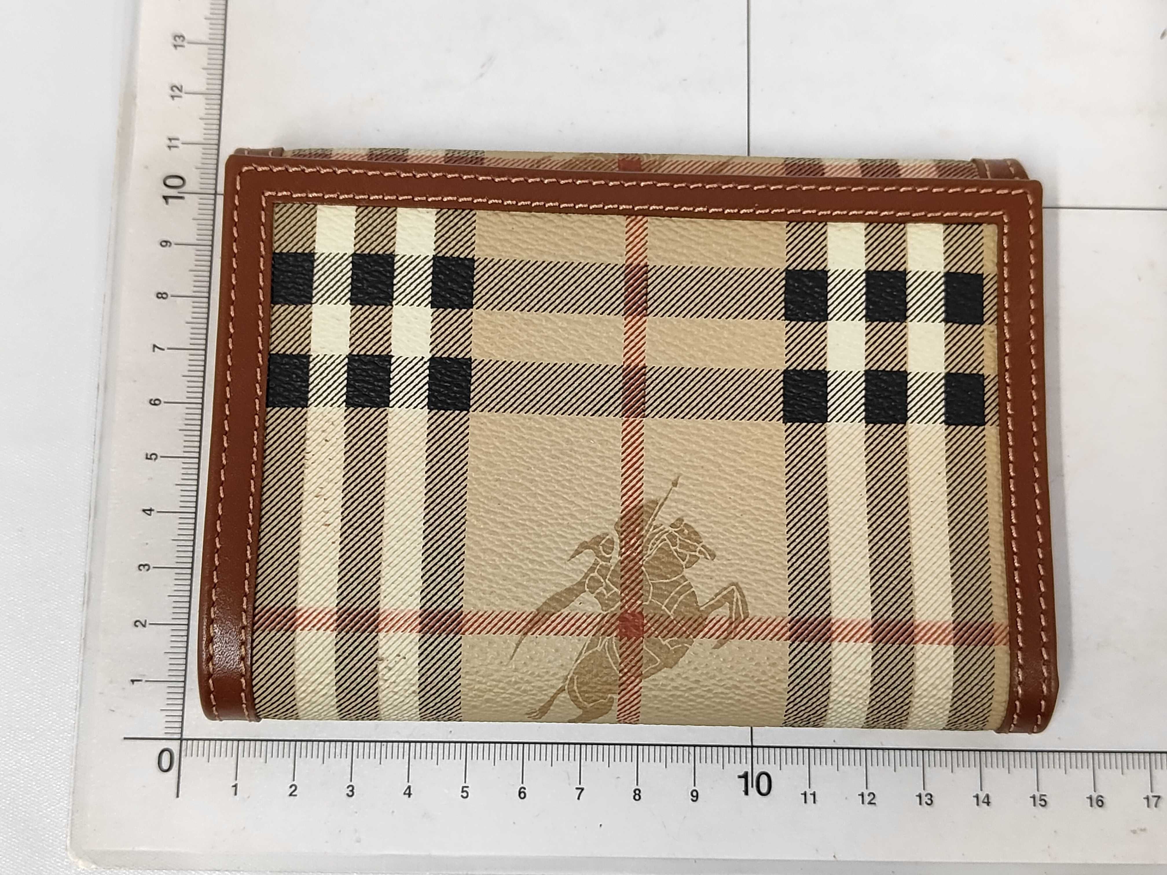 Nova Check PVC Folding Wallet — view 2