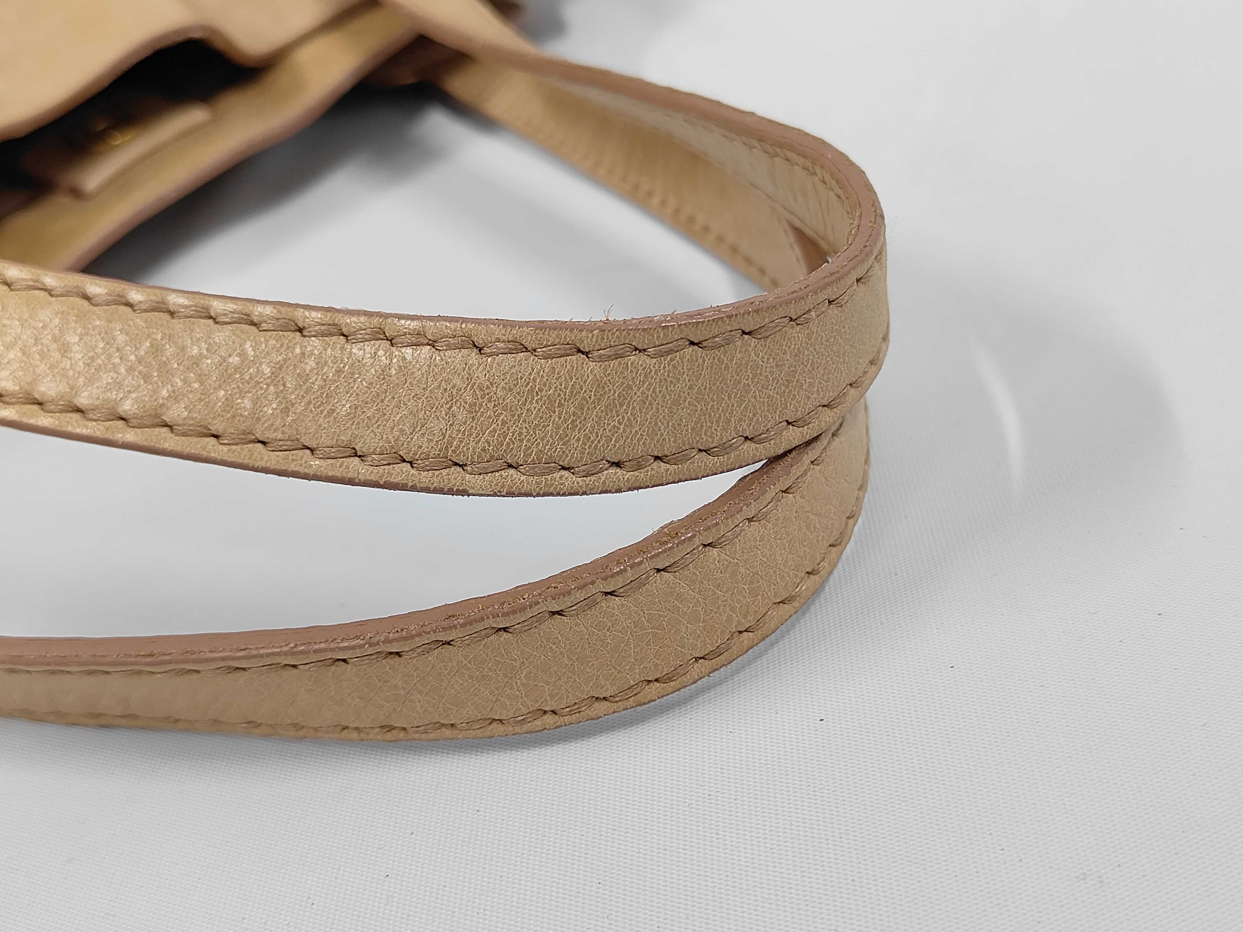 shoulder bag with ribbon, pink beige. — view 5