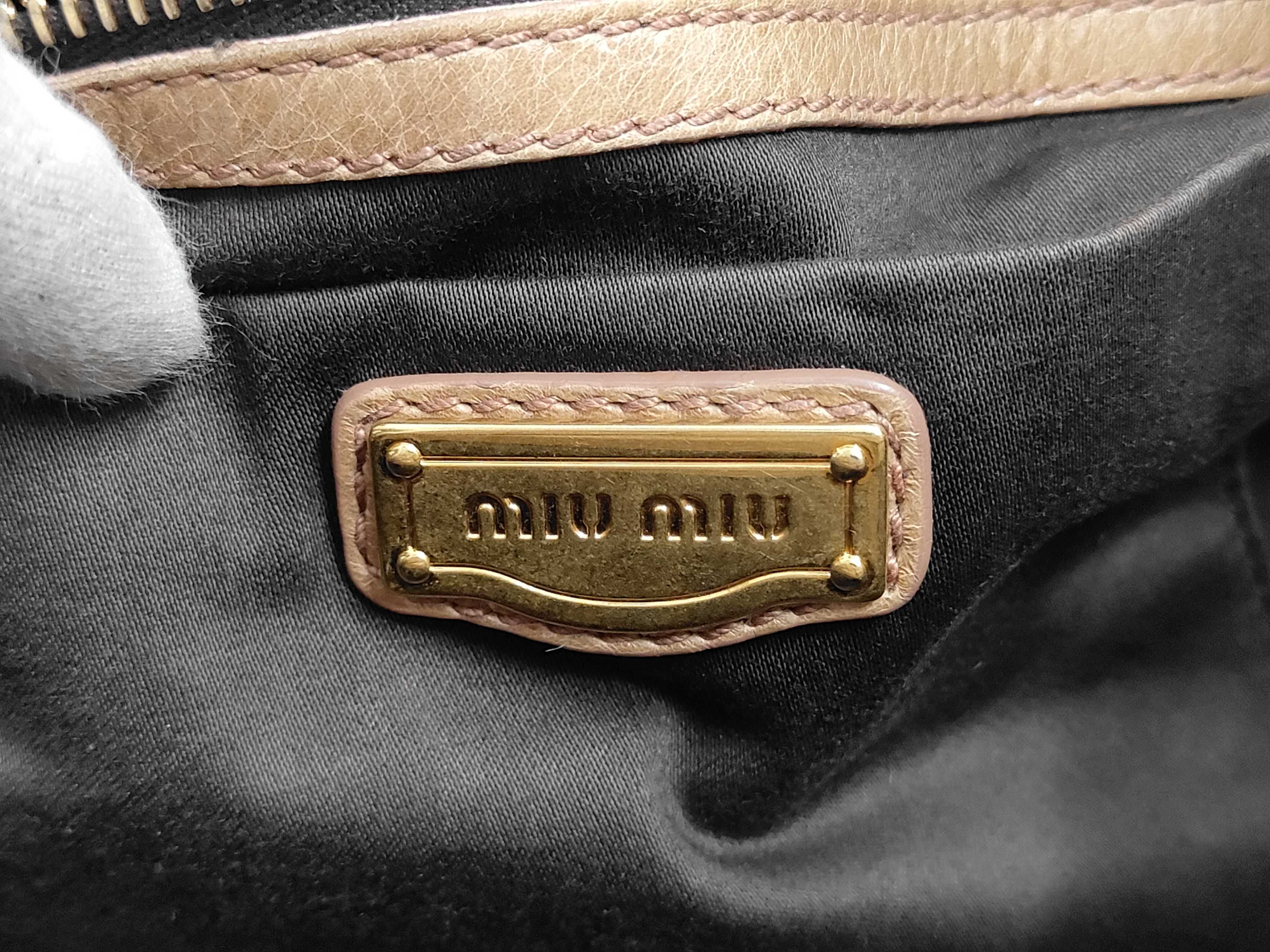 shoulder bag with ribbon, pink beige. — view 8