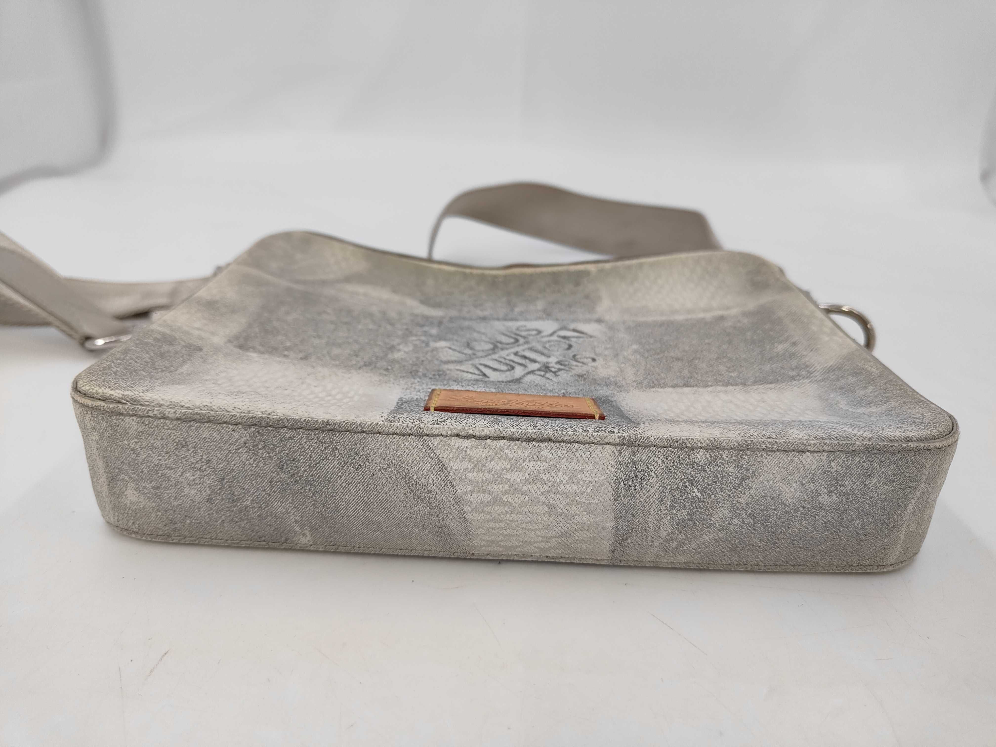 Damier Salt Trio Messenger Bag N50068 Gray (RFID detected) — view 3
