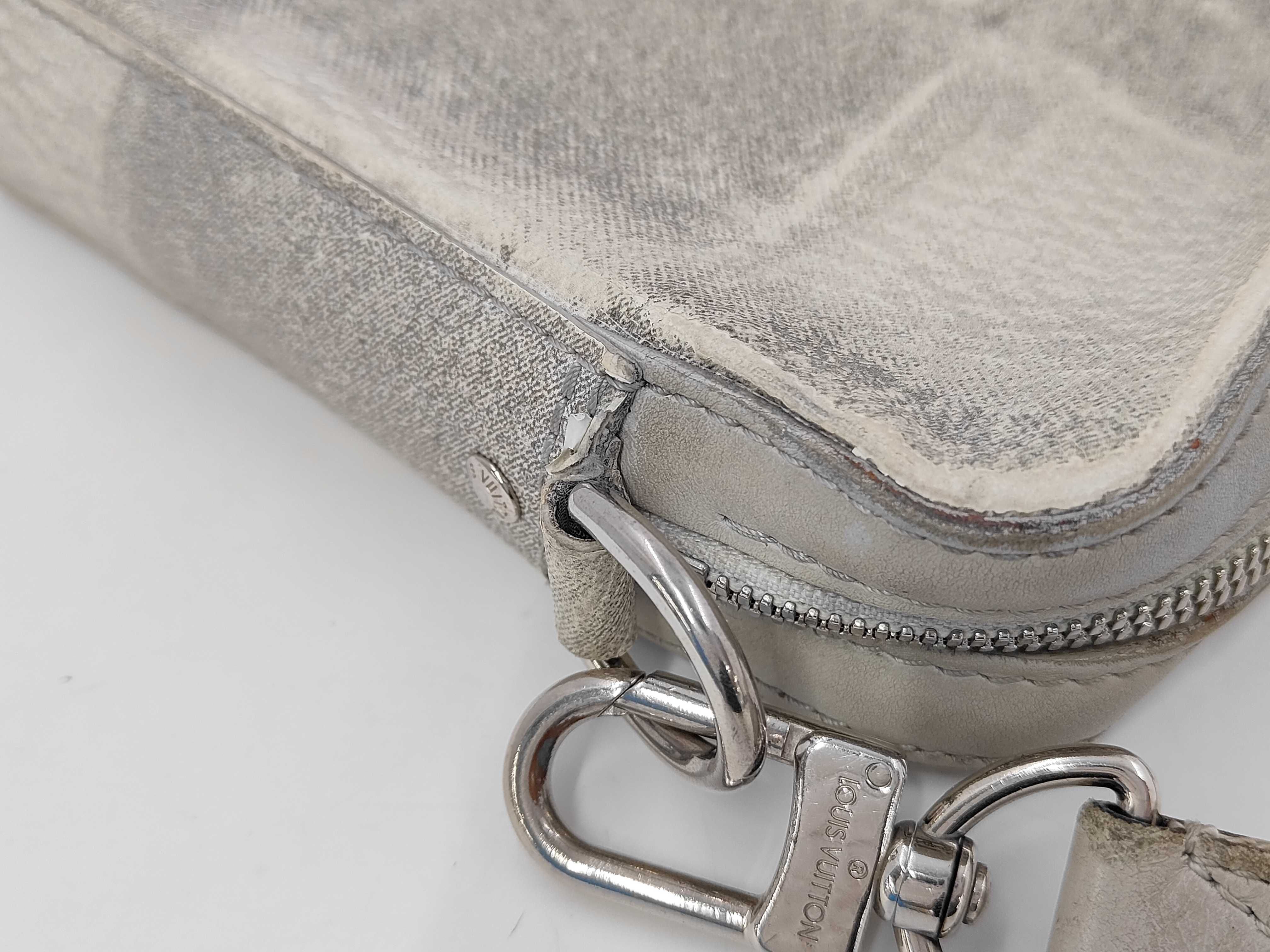 Damier Salt Trio Messenger Bag N50068 Gray (RFID detected) — view 5
