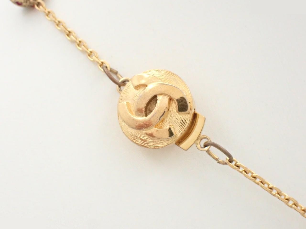 Coco F Pearl Gold Necklace, neck circumference approximately 42cm — view 2