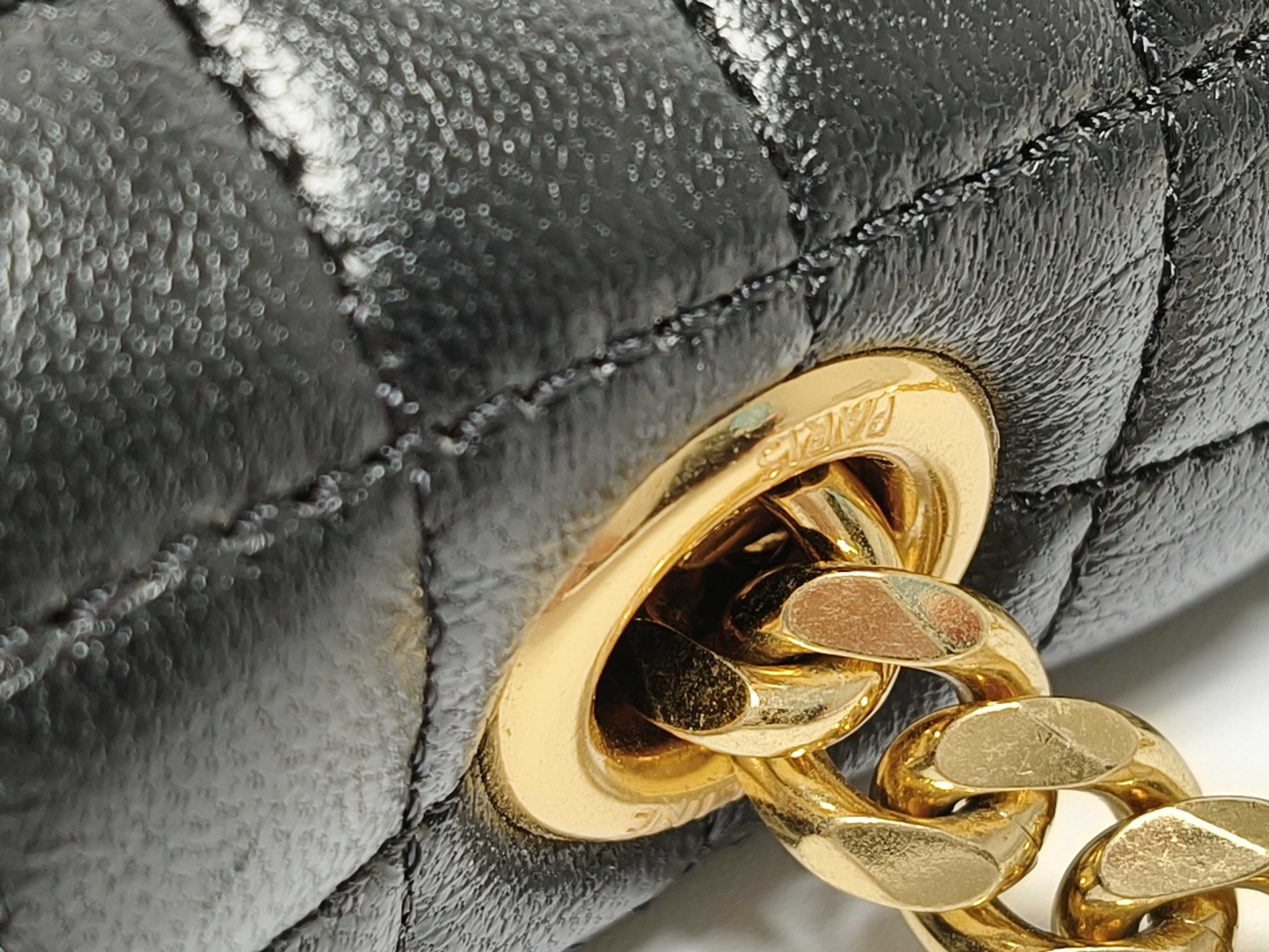 Black Sulky Chain Shoulder Bag — view 5