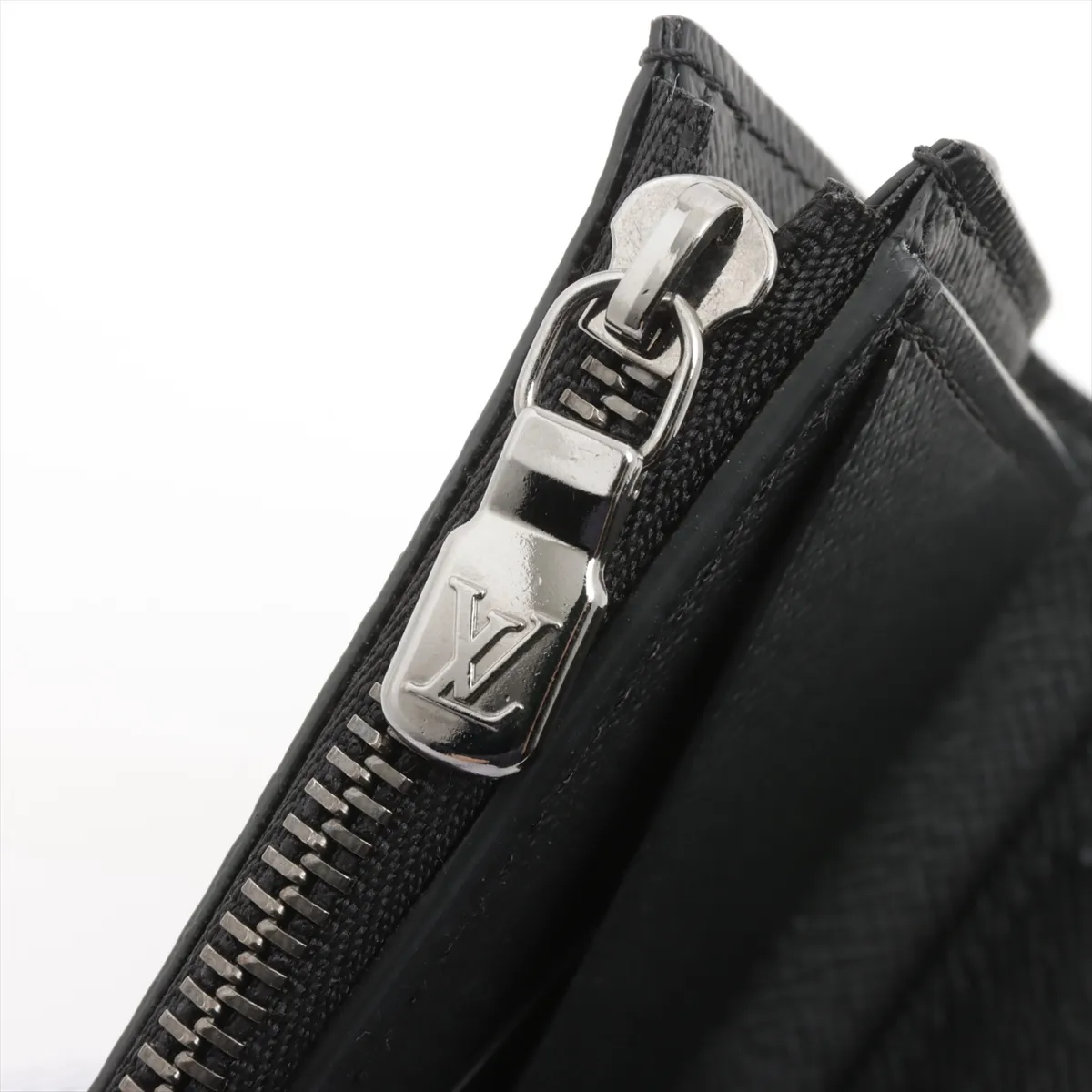 Monogram Eclipse Victor Wallet M12598 Black Compact Wallet with Initials RFID Reactive — view 9