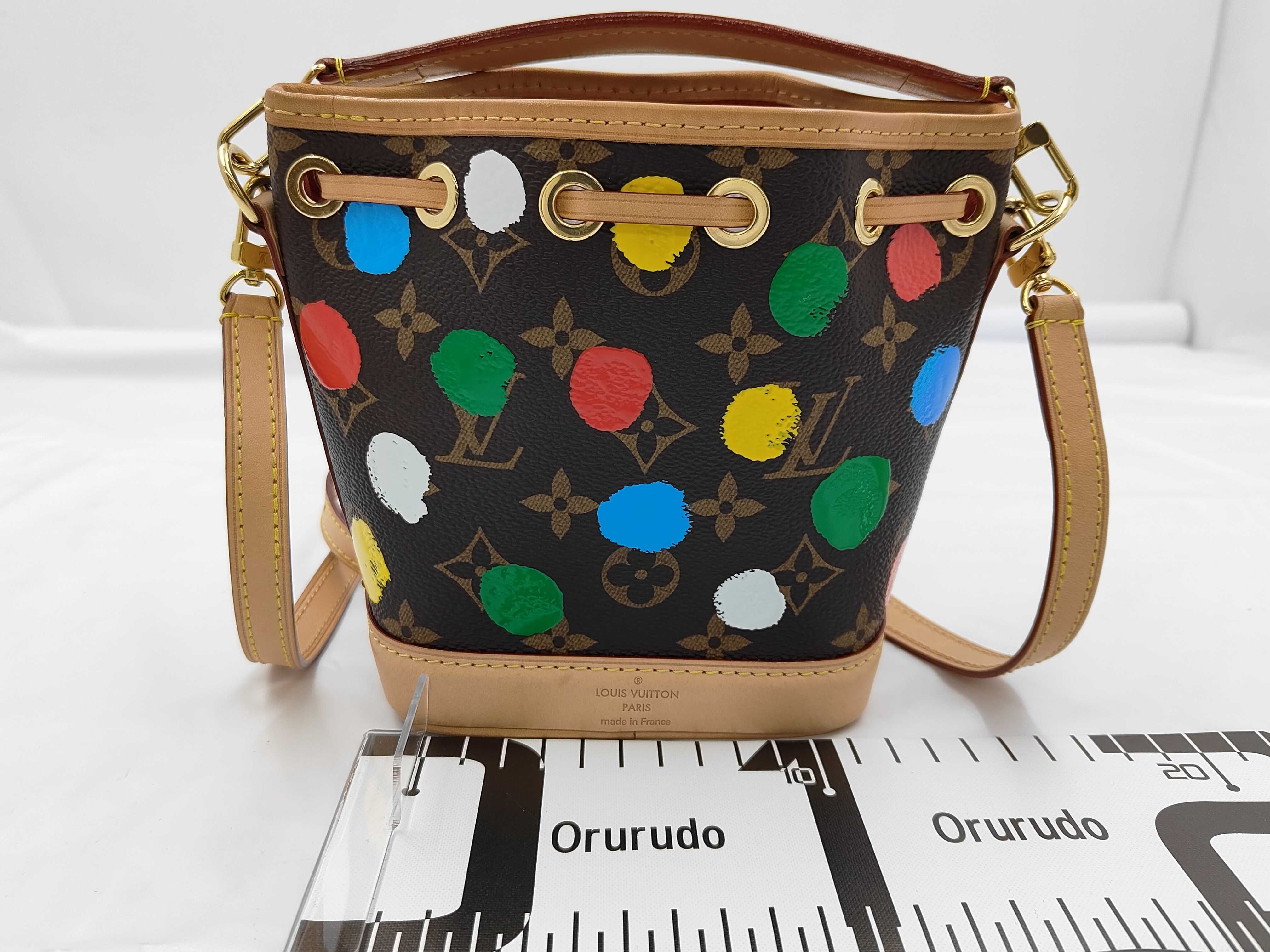 M81863 Yayoi Kusama Collaboration Monogram Nano Noe 2-Way Handbag — view 2