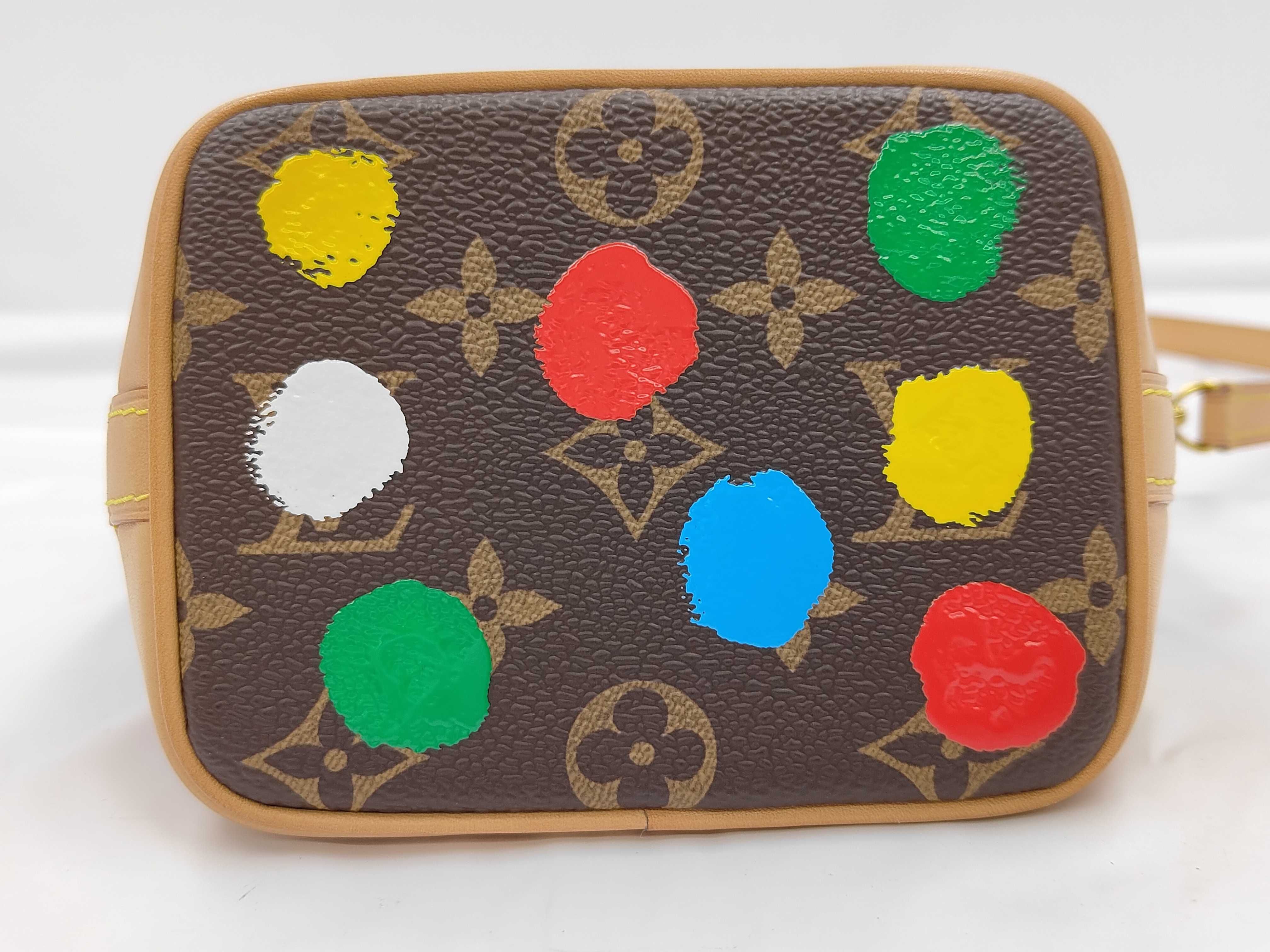 M81863 Yayoi Kusama Collaboration Monogram Nano Noe 2-Way Handbag — view 7