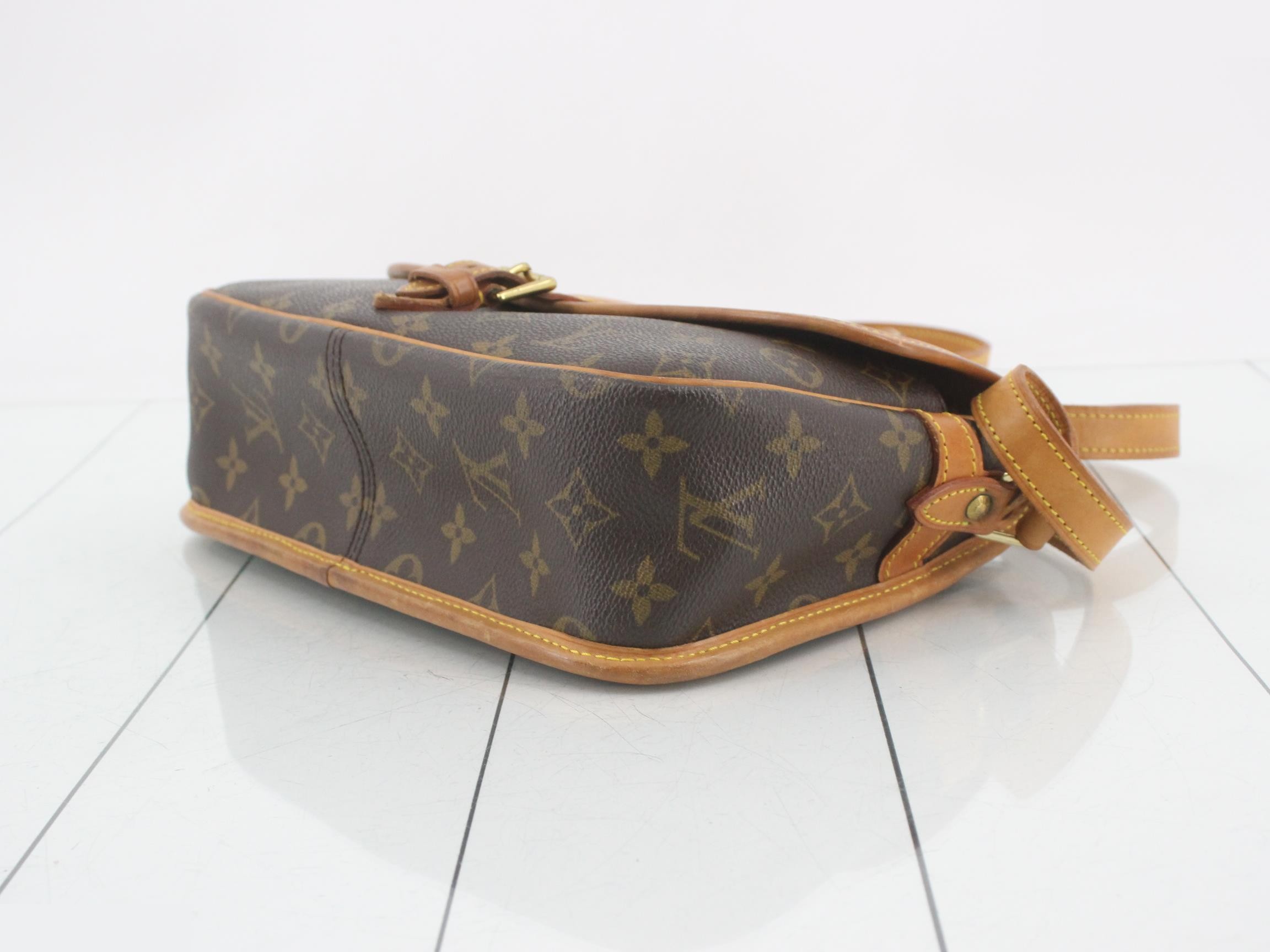 Sologne Monogram Shoulder Bag — view 6