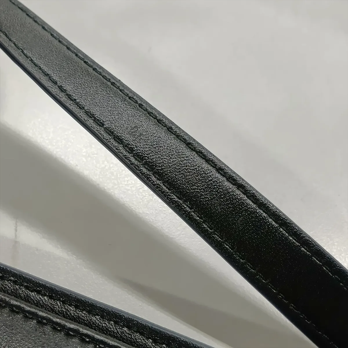 Jamie Leather Chain Tote Bag, Black, 809824 — view 12