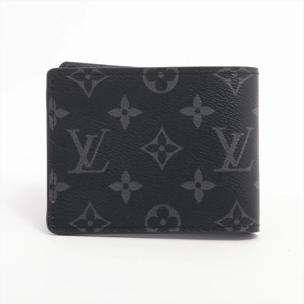Monogram Eclipse Portefeuille Multiple M61695 SD4200 Black Compact Wallet — view 2