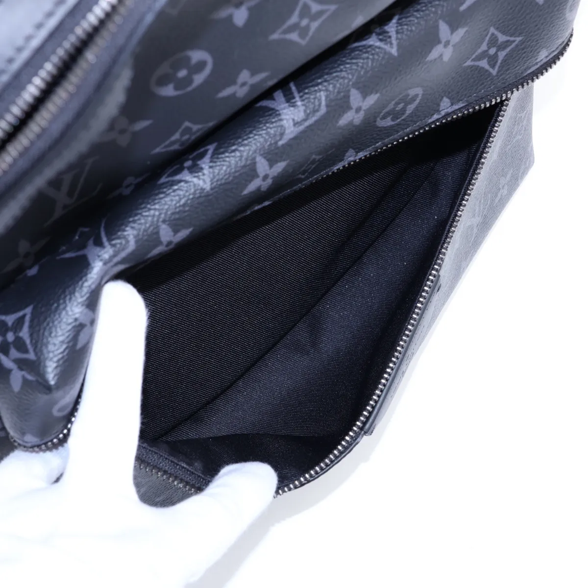 Monogram Eclipse Discovery Backpack PM M22558 Black (RFID detected) — view 11