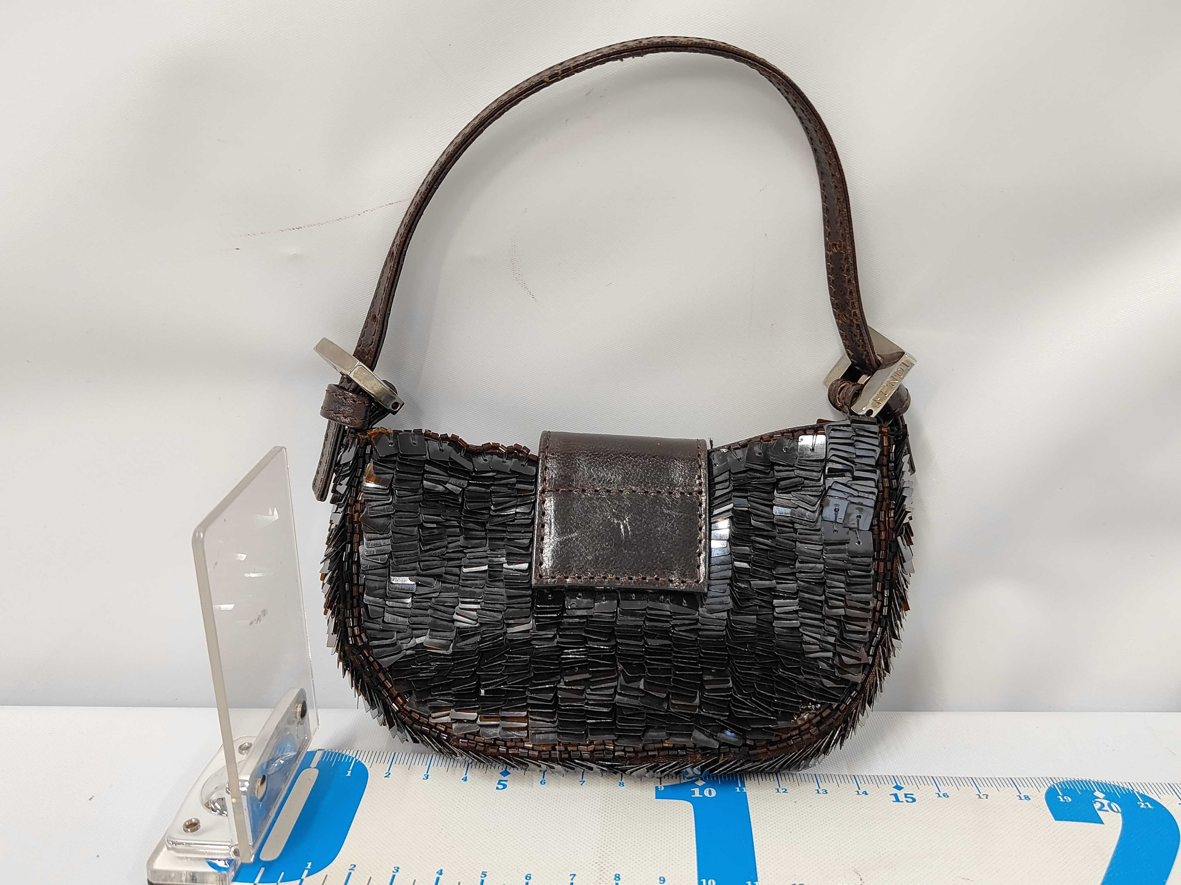 Mamma Baguette Handbag, Beaded Handbag — view 2