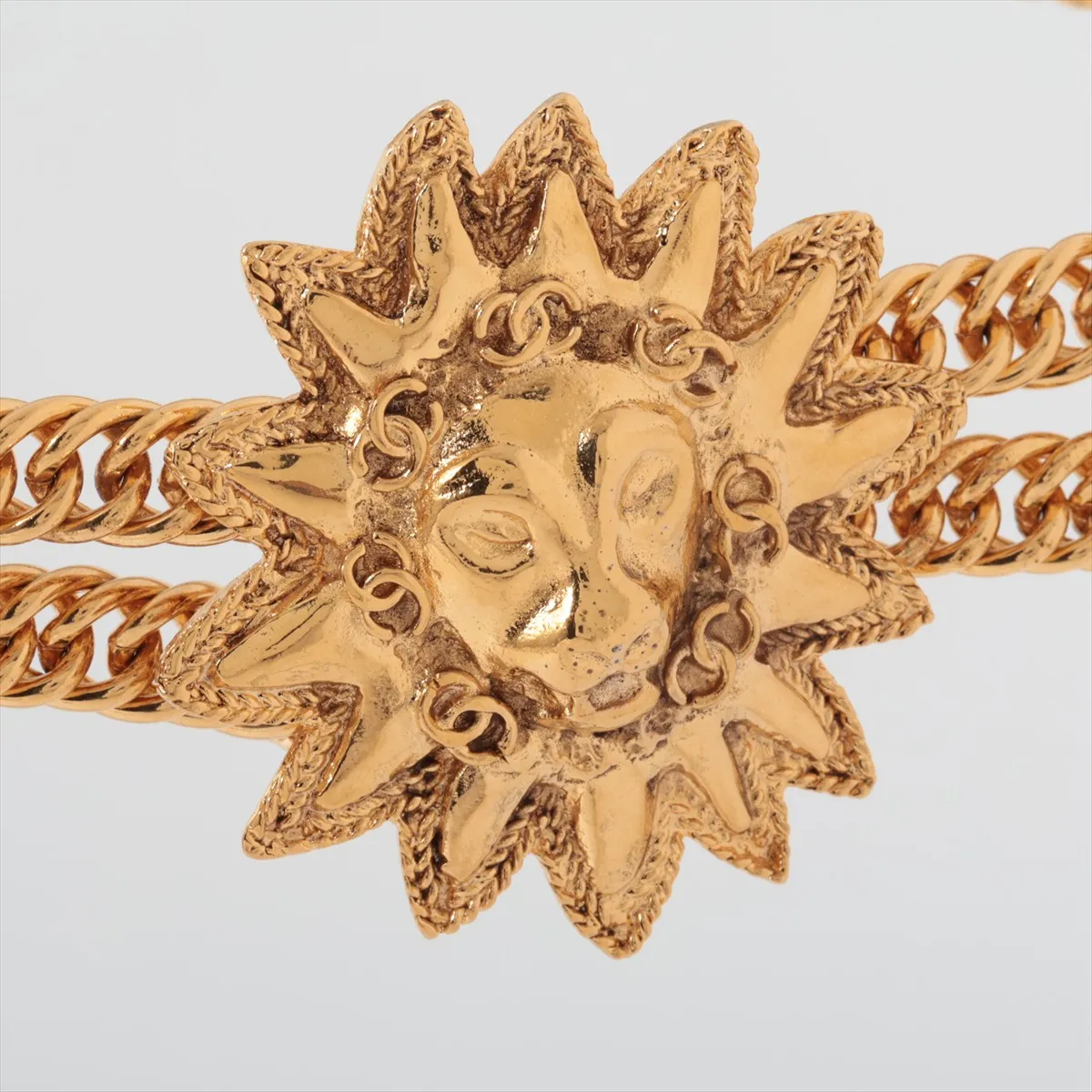necklace, GP gold, — view 2