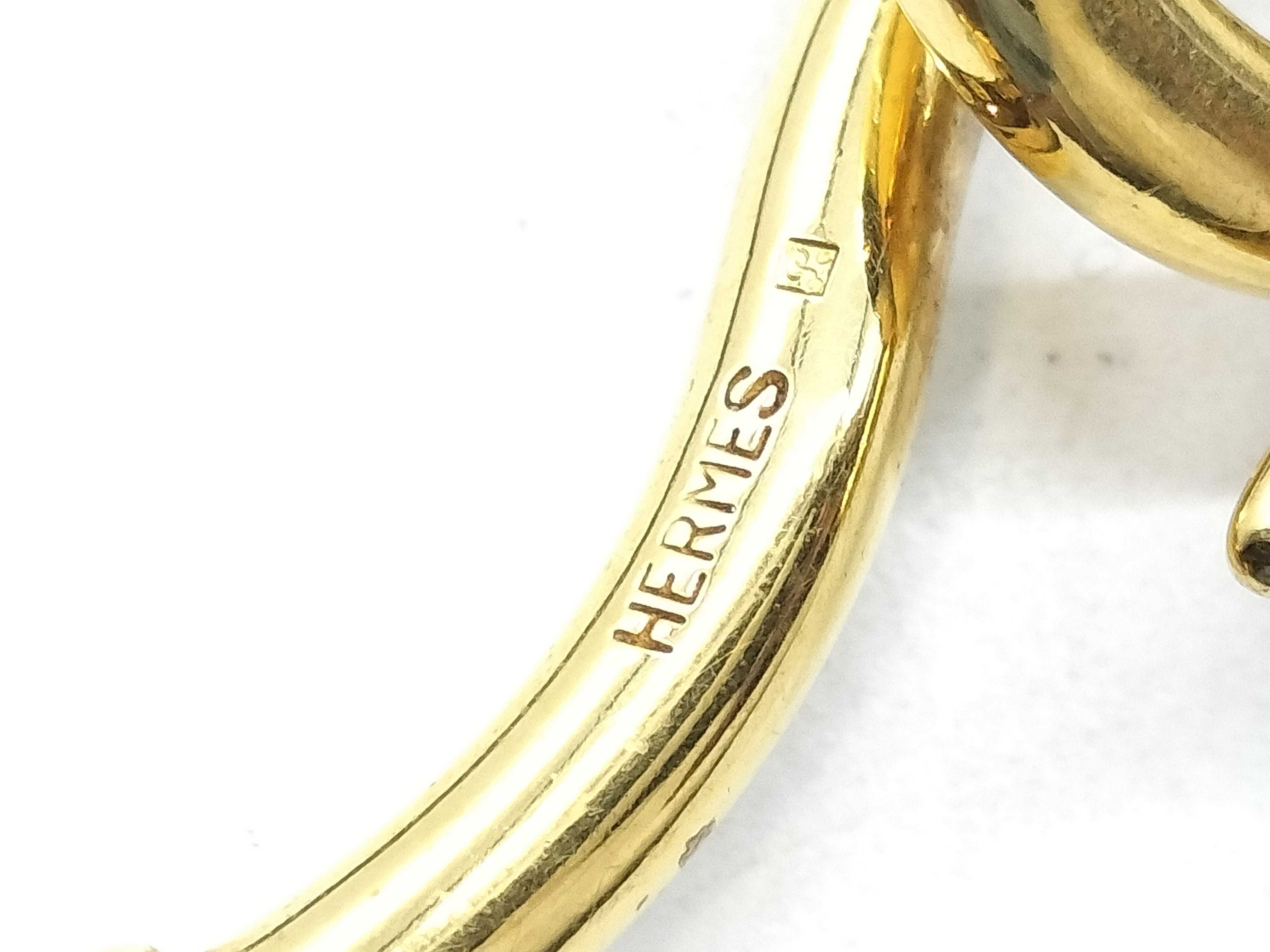 Jumbo Bracelet Gold x Brown Bracelet/Bangle — view 3
