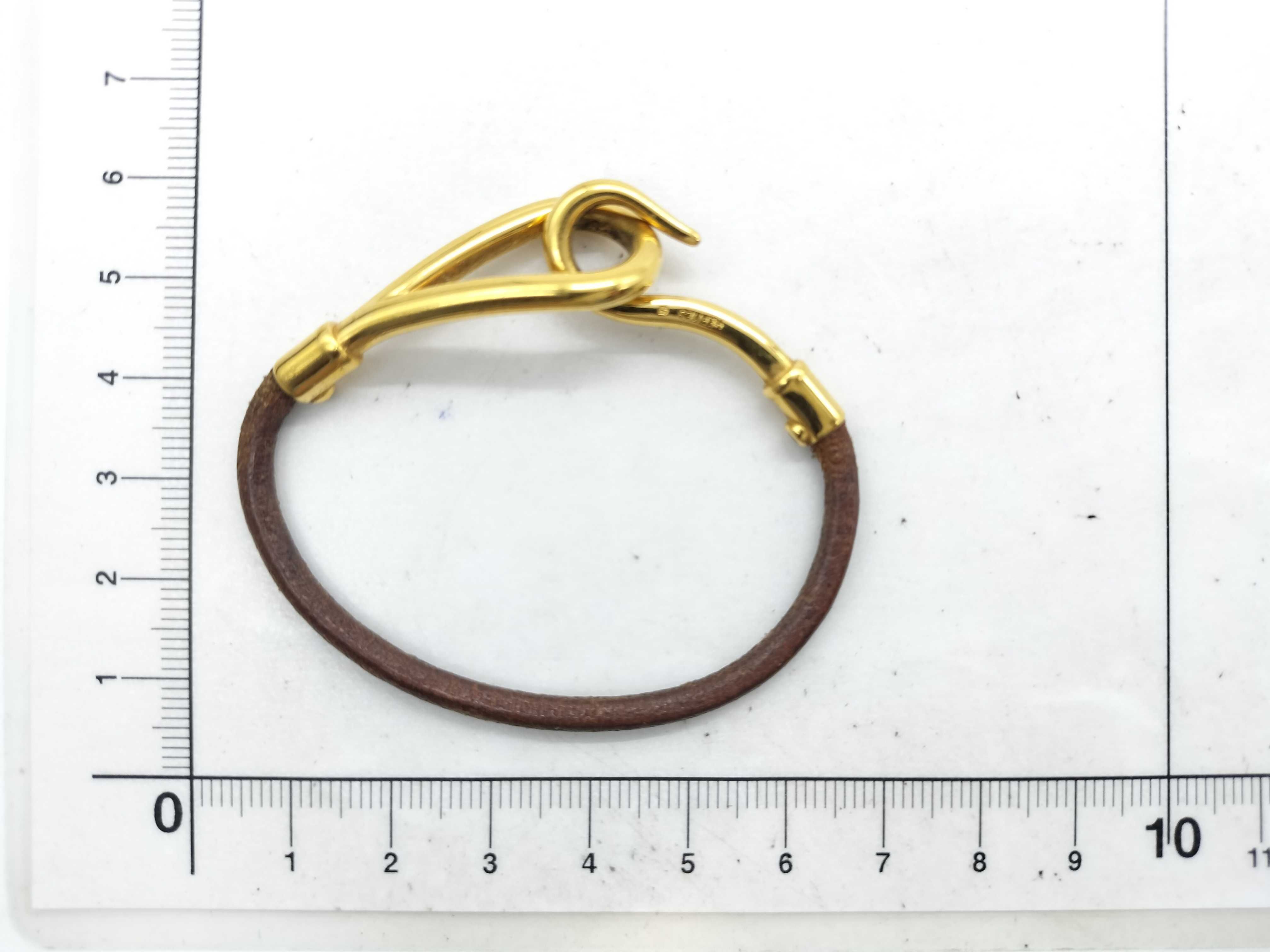 Jumbo Bracelet Gold x Brown Bracelet/Bangle — view 4