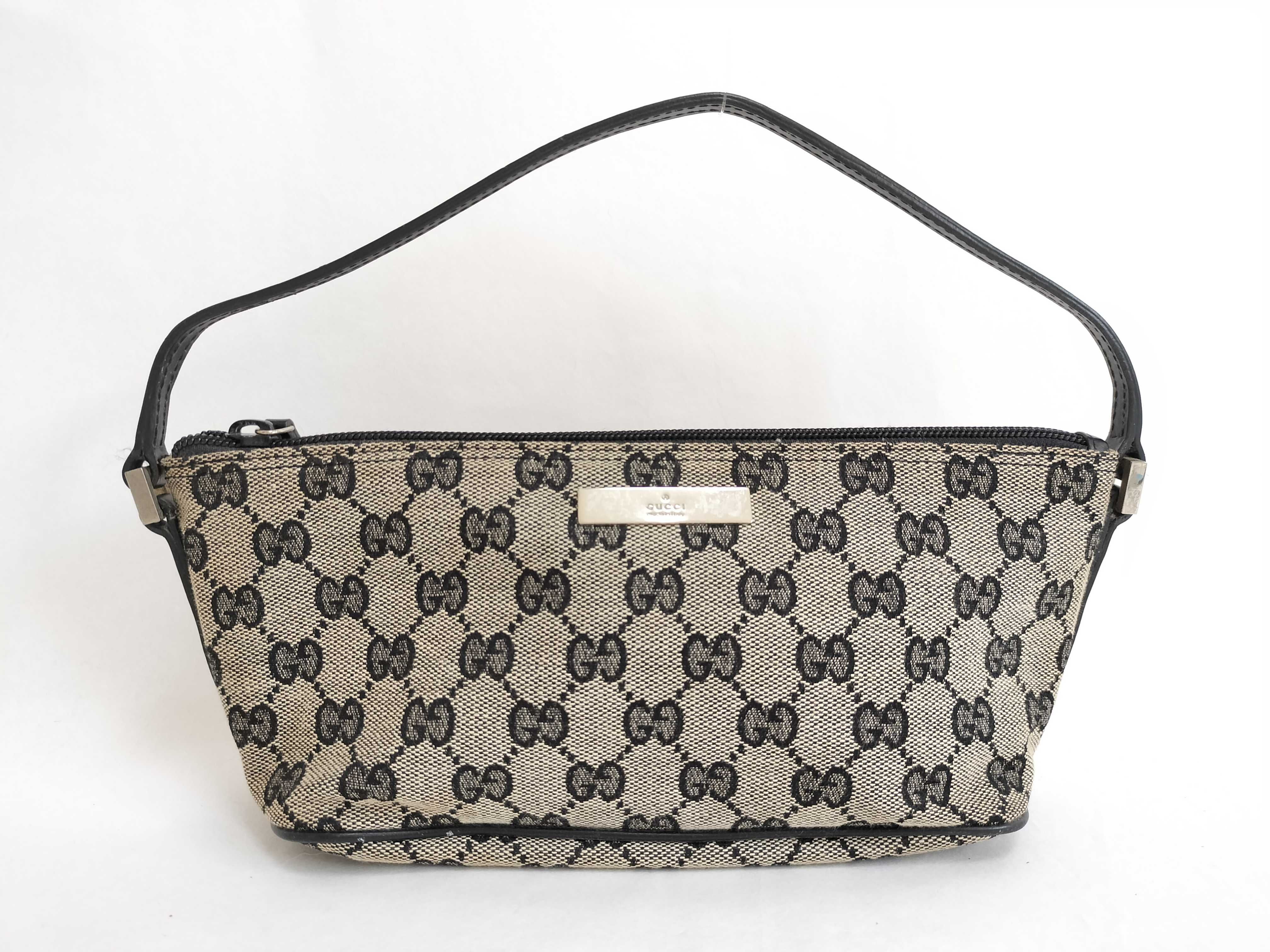 GG Canvas Tote Pouch