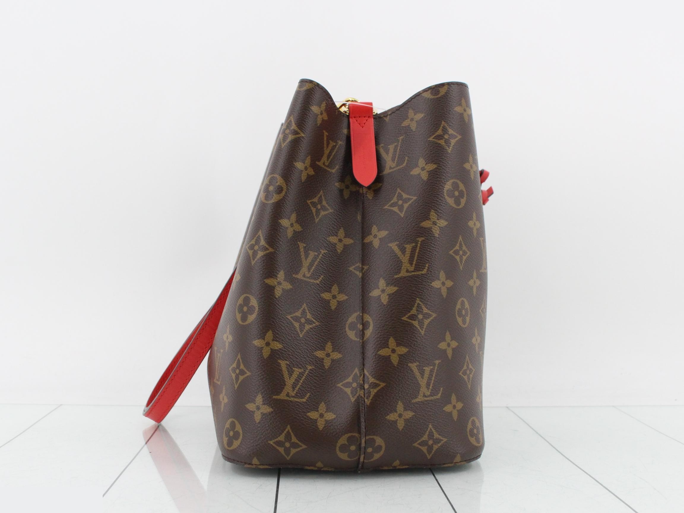 Monogram NeoNoe Coquelicot Shoulder Bag — view 4