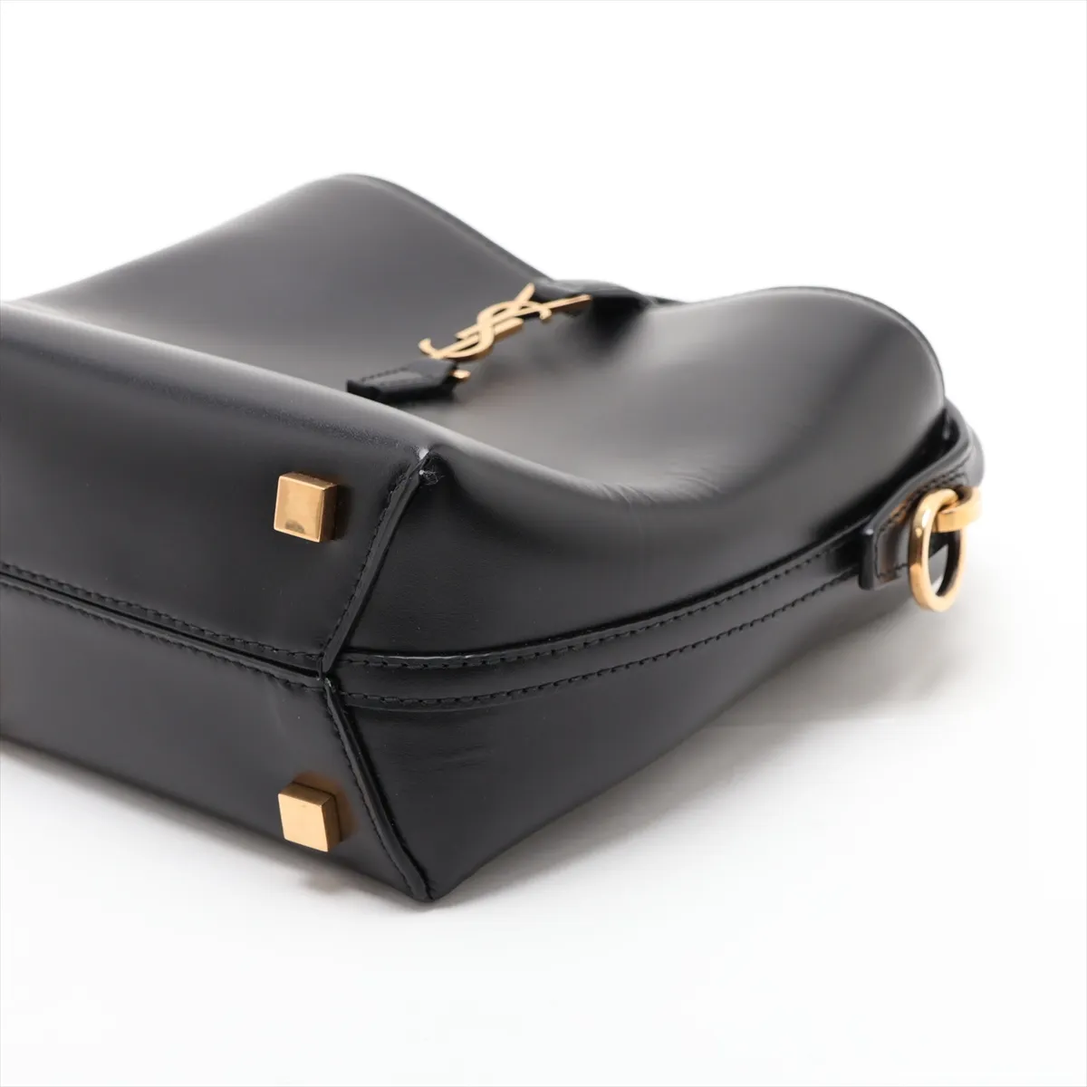 LE 37 mini Leather 2-Way Handbag, Black, 765870 — view 3