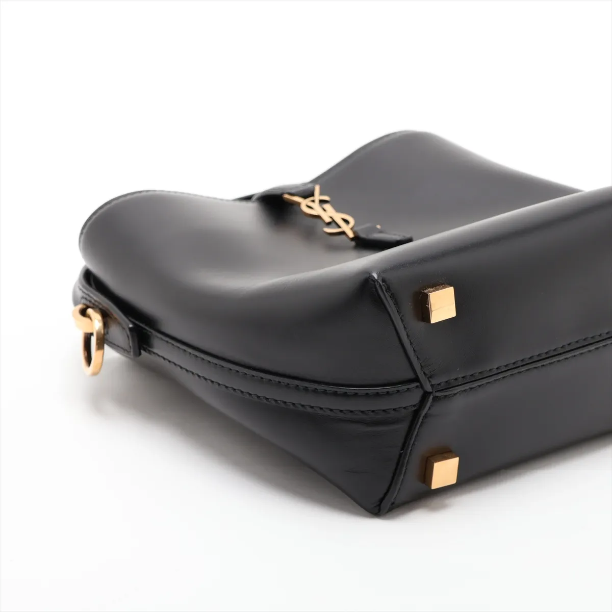 LE 37 mini Leather 2-Way Handbag, Black, 765870 — view 4