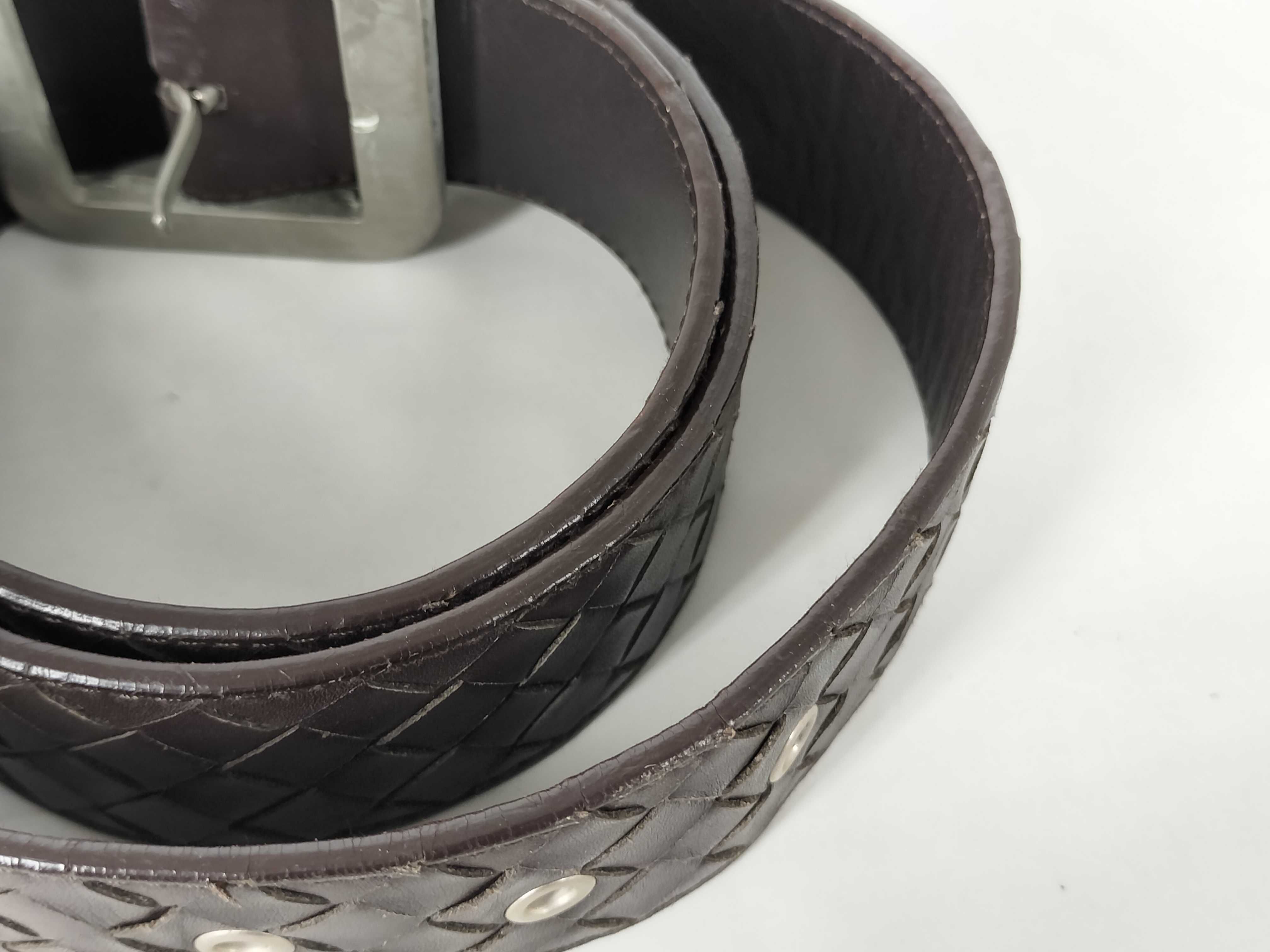 Intrecciato Leather Belt — view 13