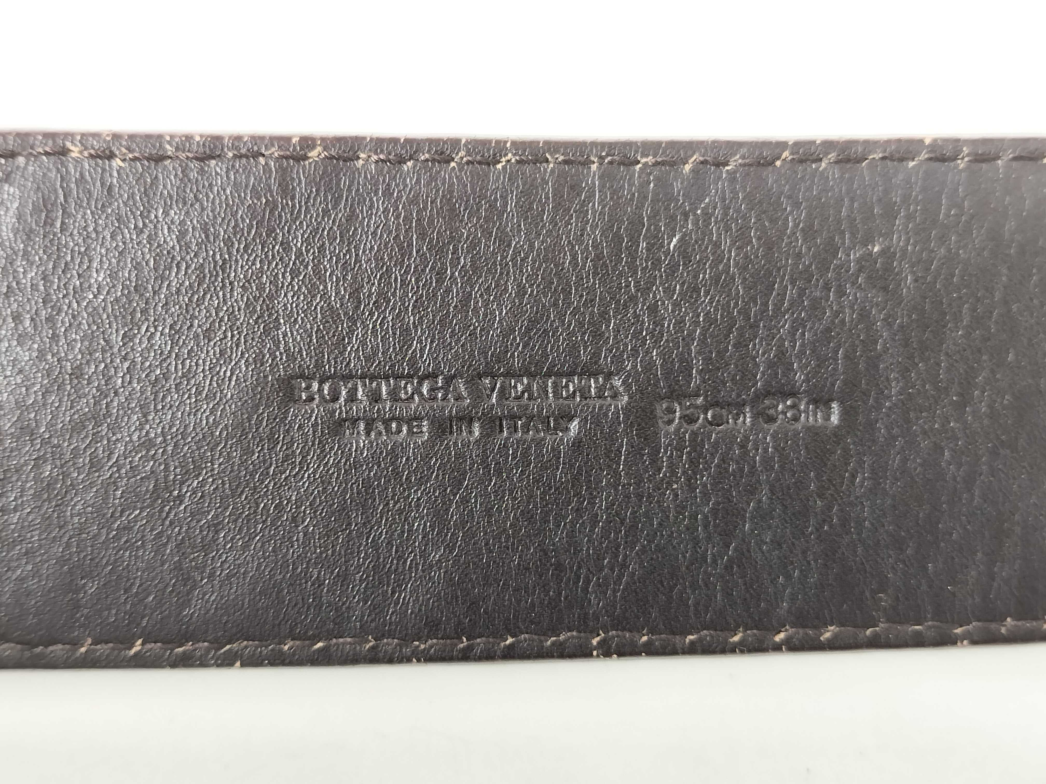 Intrecciato Leather Belt — view 4