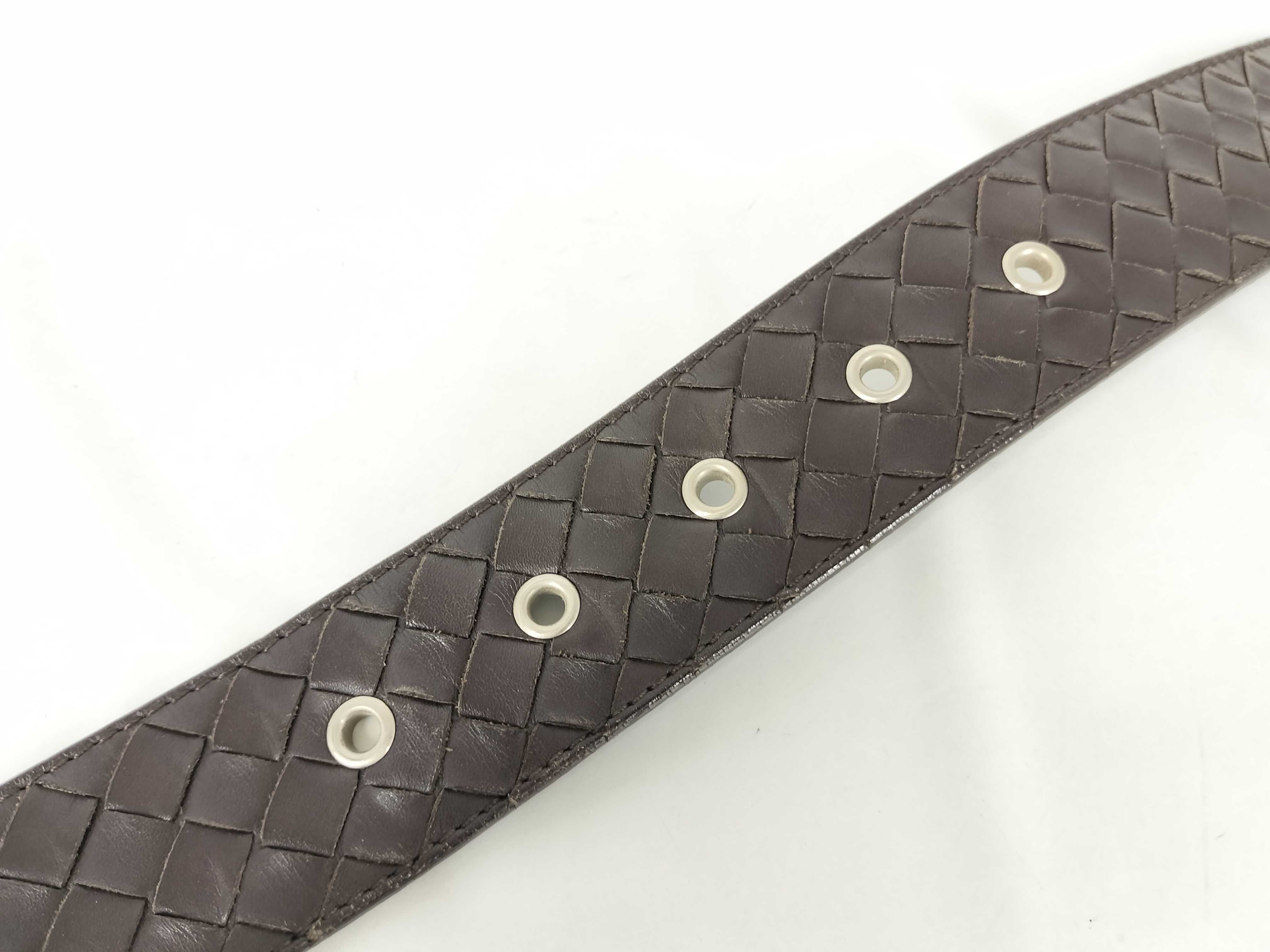 Intrecciato Leather Belt — view 5