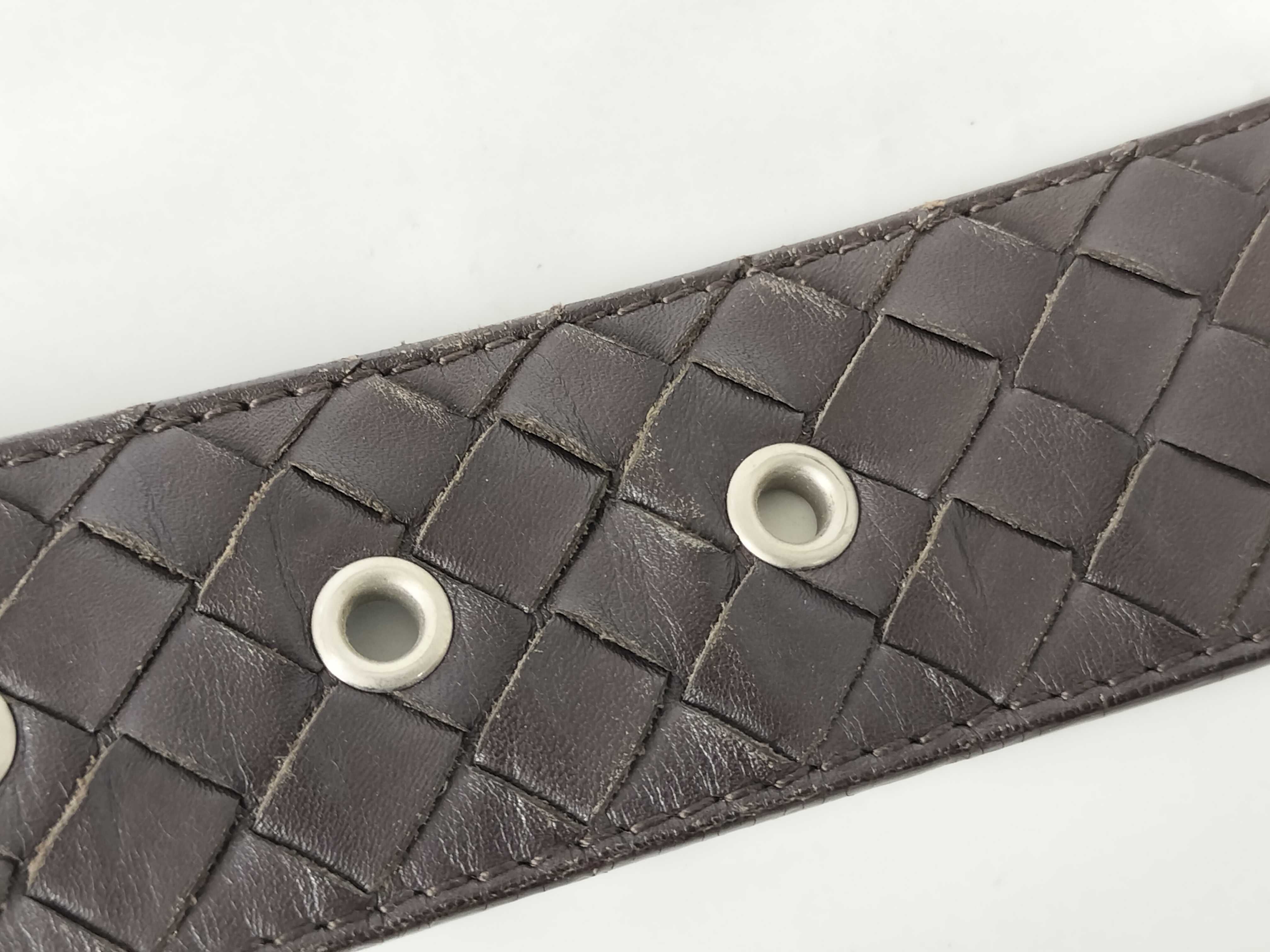 Intrecciato Leather Belt — view 10