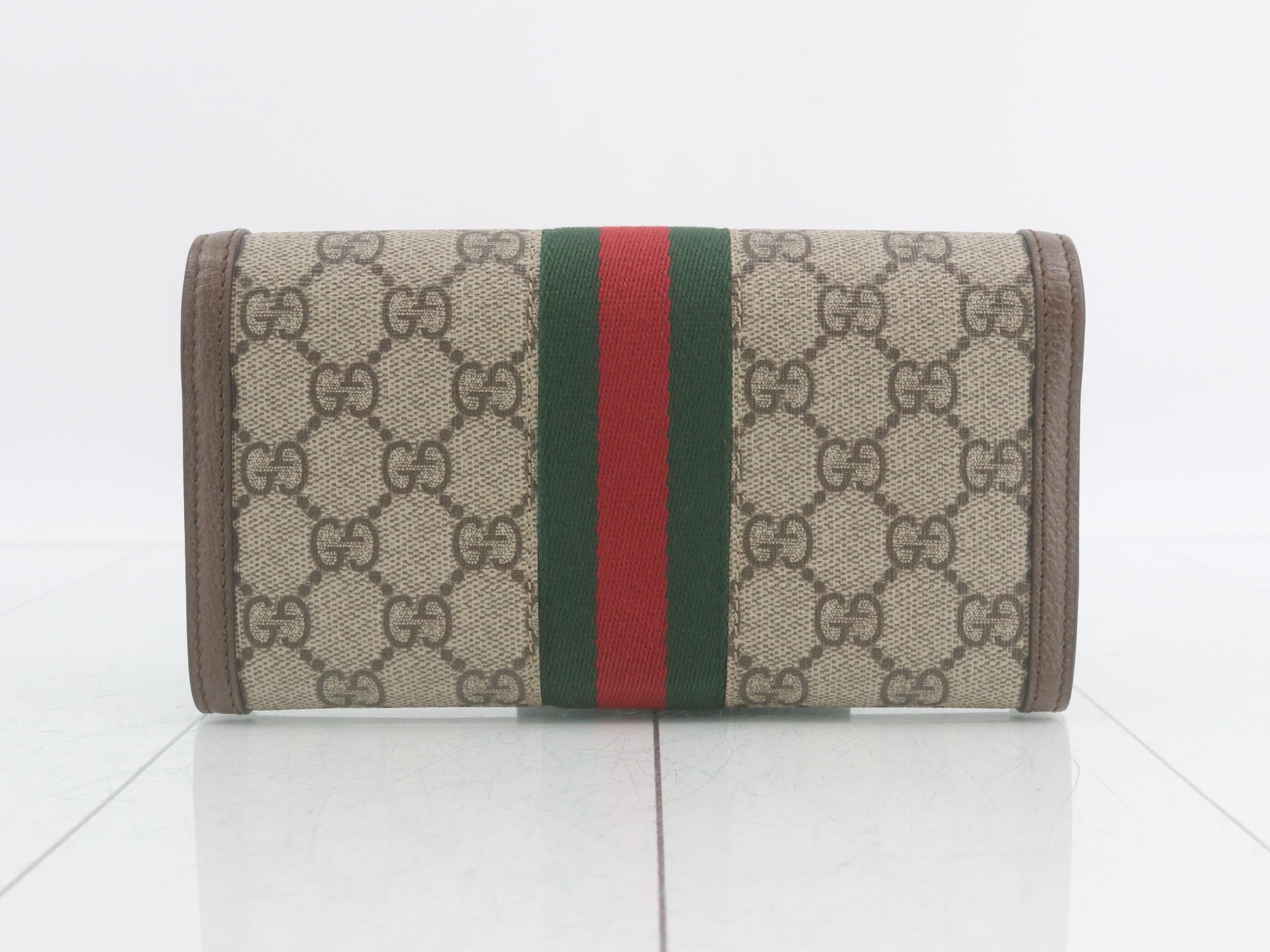 GG Supreme Ophidia Bi-fold Long Wallet — view 2
