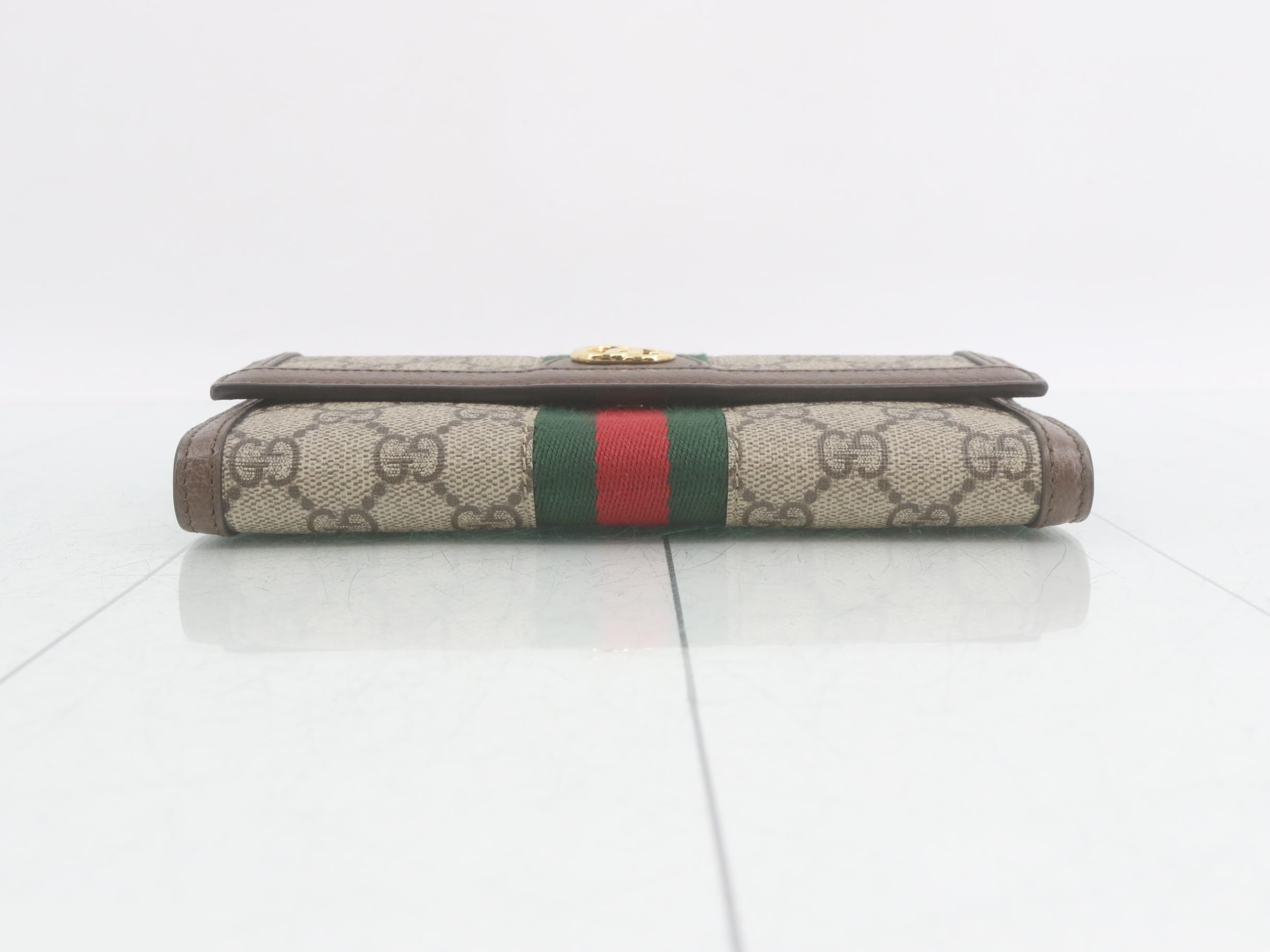 GG Supreme Ophidia Bi-fold Long Wallet — view 3