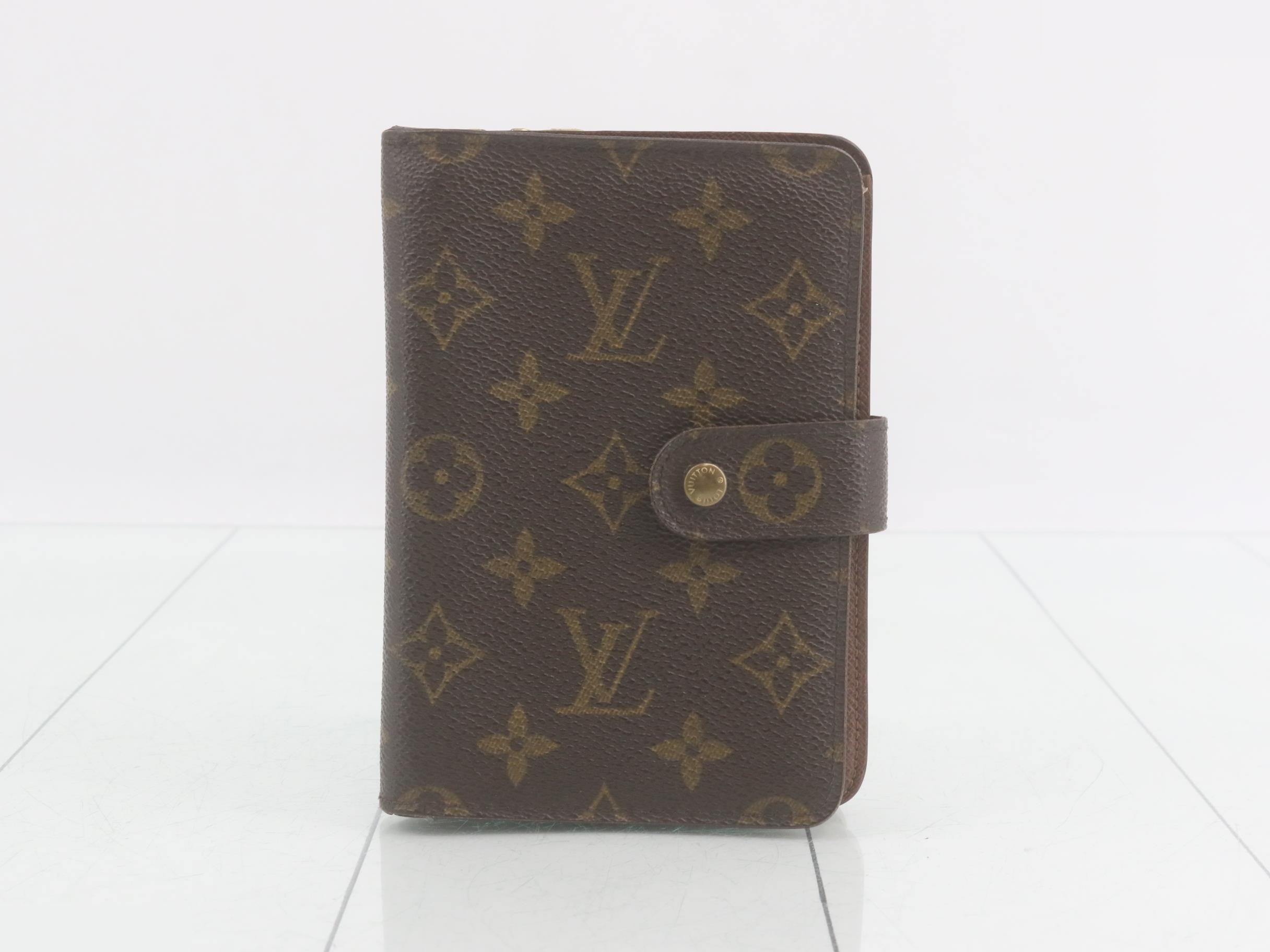 Monogram Portefeuille Papier Zip Bi-fold Wallet