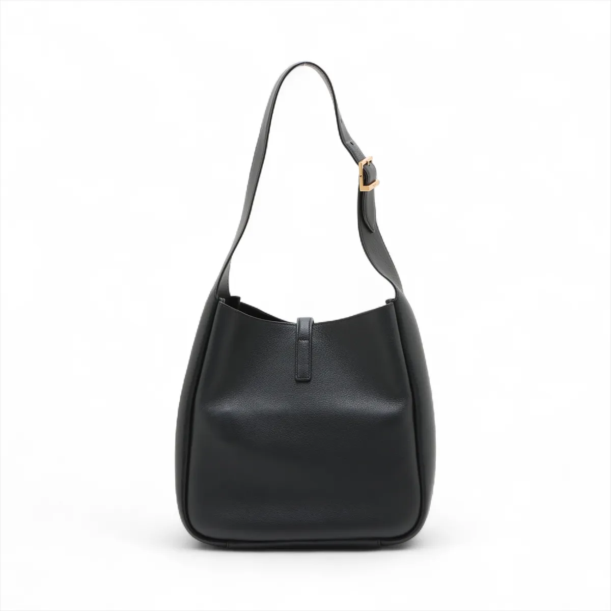 LE 5 A 7 Small Leather Shoulder Bag, Black, 713938 — view 2