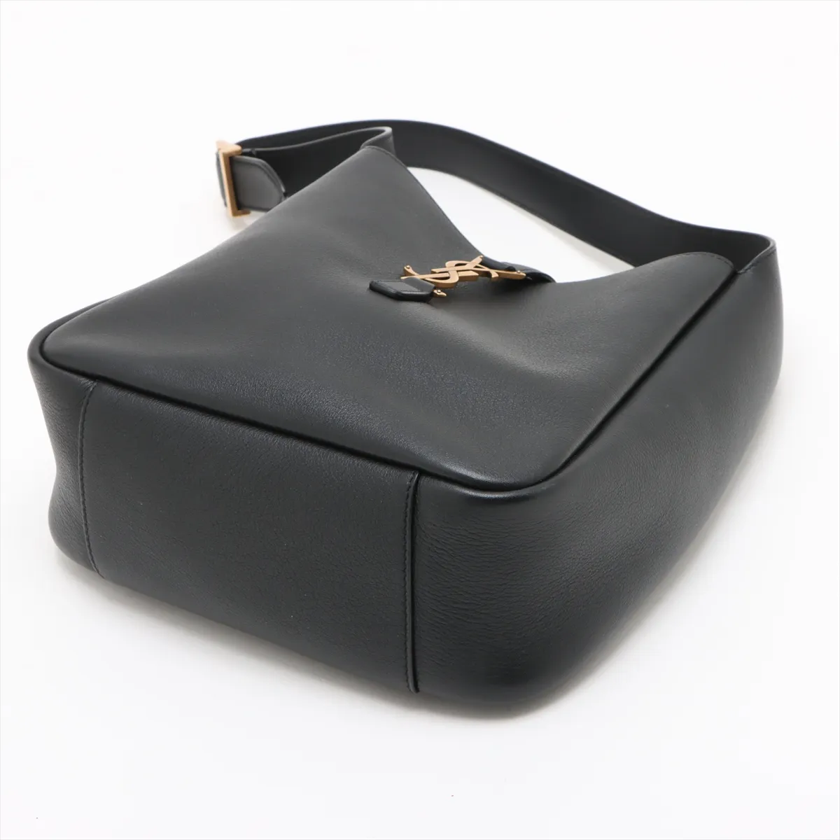 LE 5 A 7 Small Leather Shoulder Bag, Black, 713938 — view 3