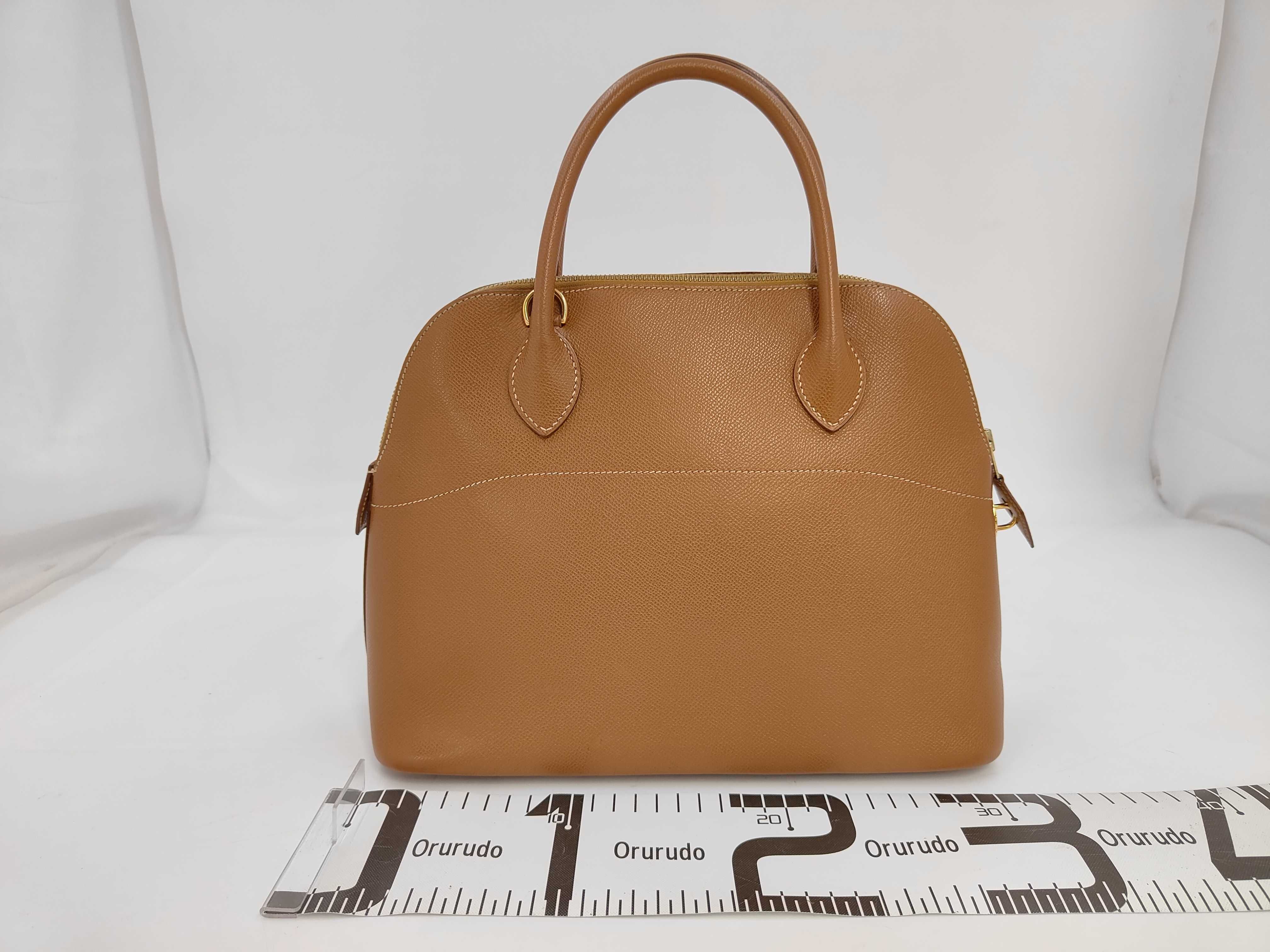 Bolide 31 Courchevel Leather Gold Hardware E Stamp Handbag — view 2