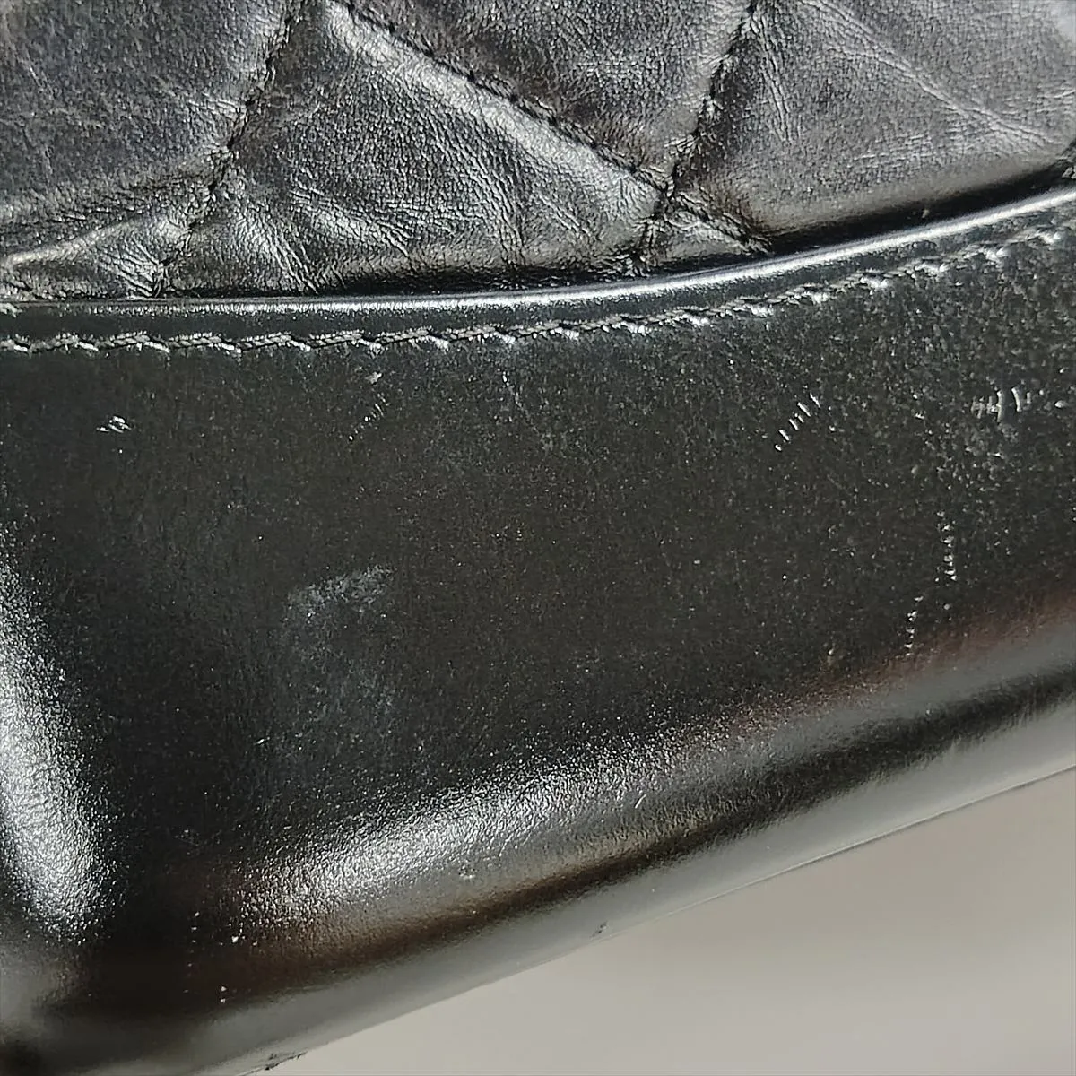 Gabrielle de Chanel Vintage Calfskin Chain Backpack, Black with Gold and Silver Hardware, Item Number 26253669 (Serial Number in the 26 range) — view 10