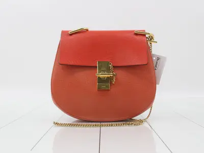 Drew Leather Chain Shoulder Bag