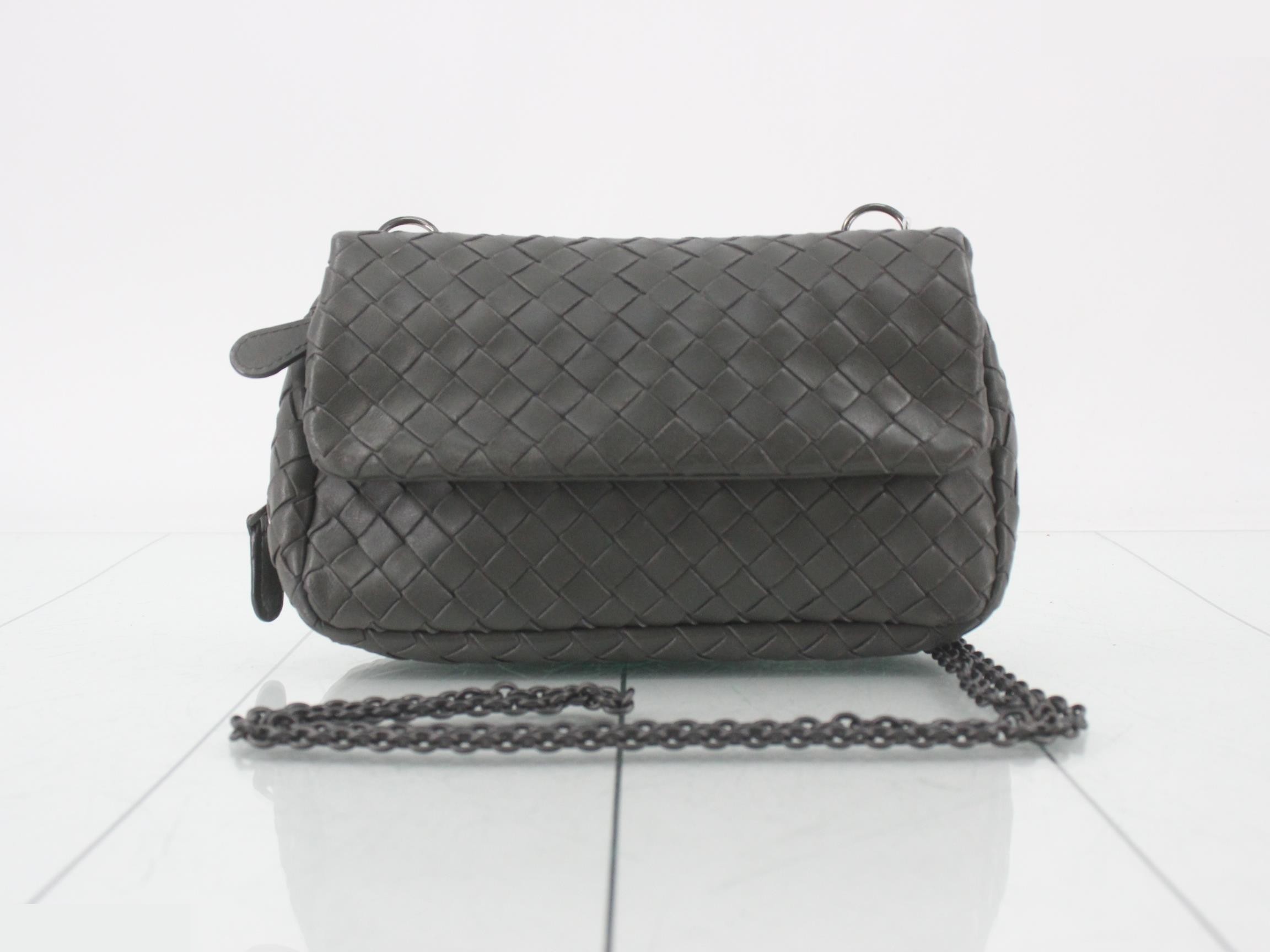 Intrecciato Chain Shoulder Bag
