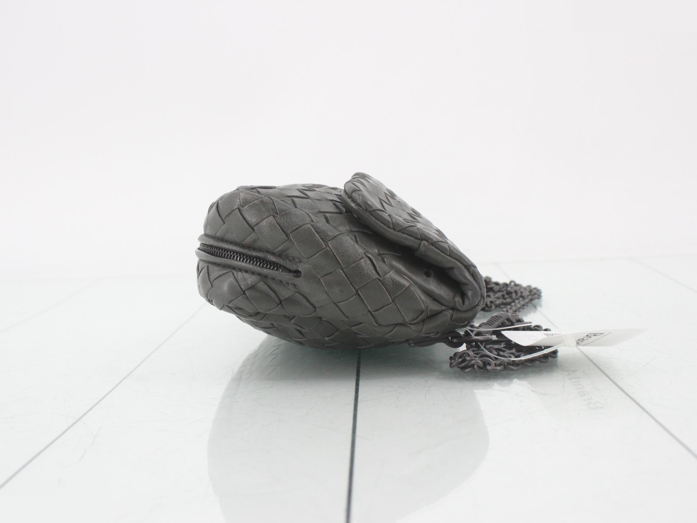 Intrecciato Chain Shoulder Bag — view 3