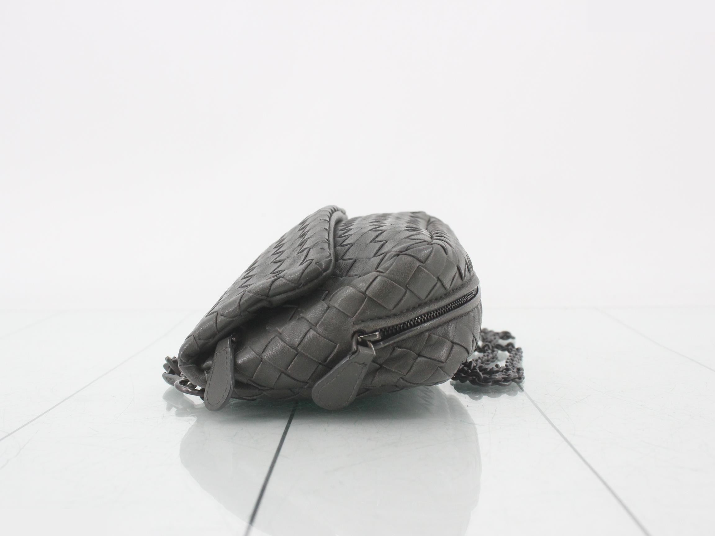 Intrecciato Chain Shoulder Bag — view 4