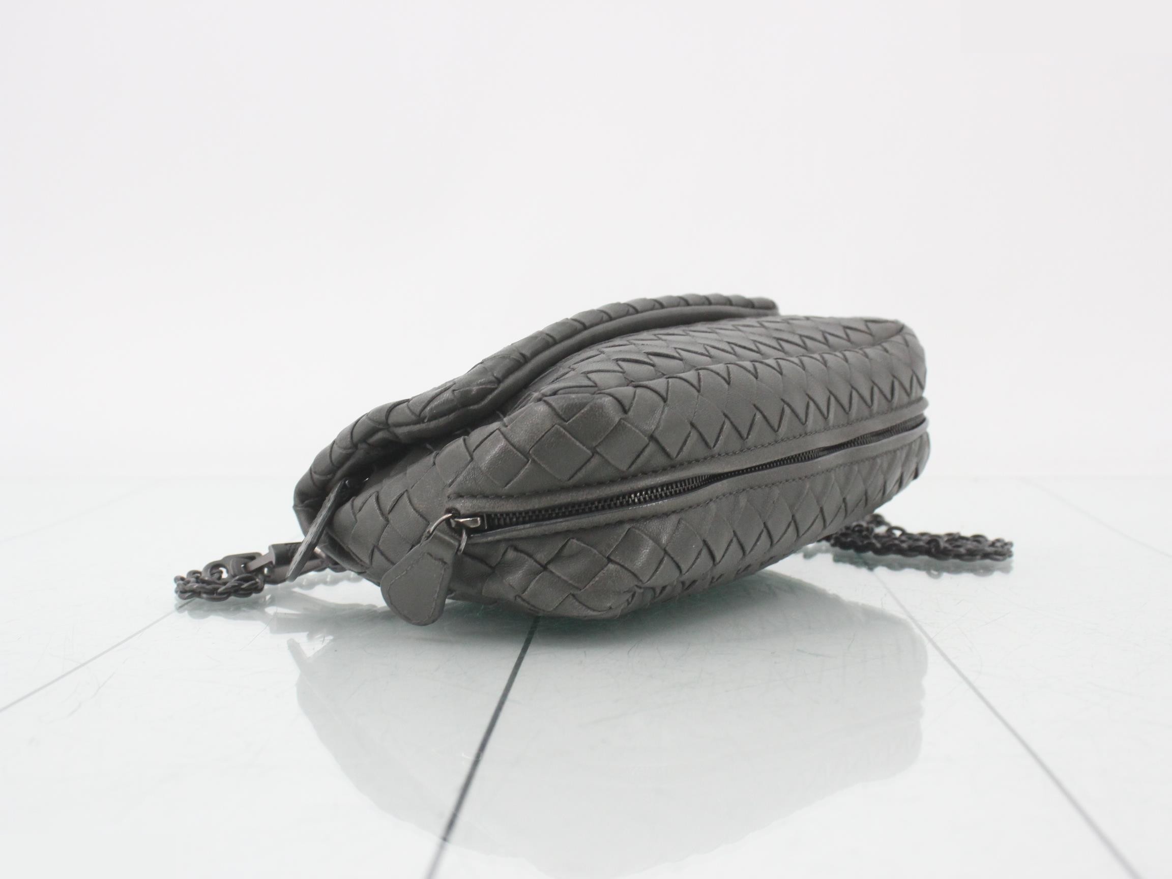 Intrecciato Chain Shoulder Bag — view 5