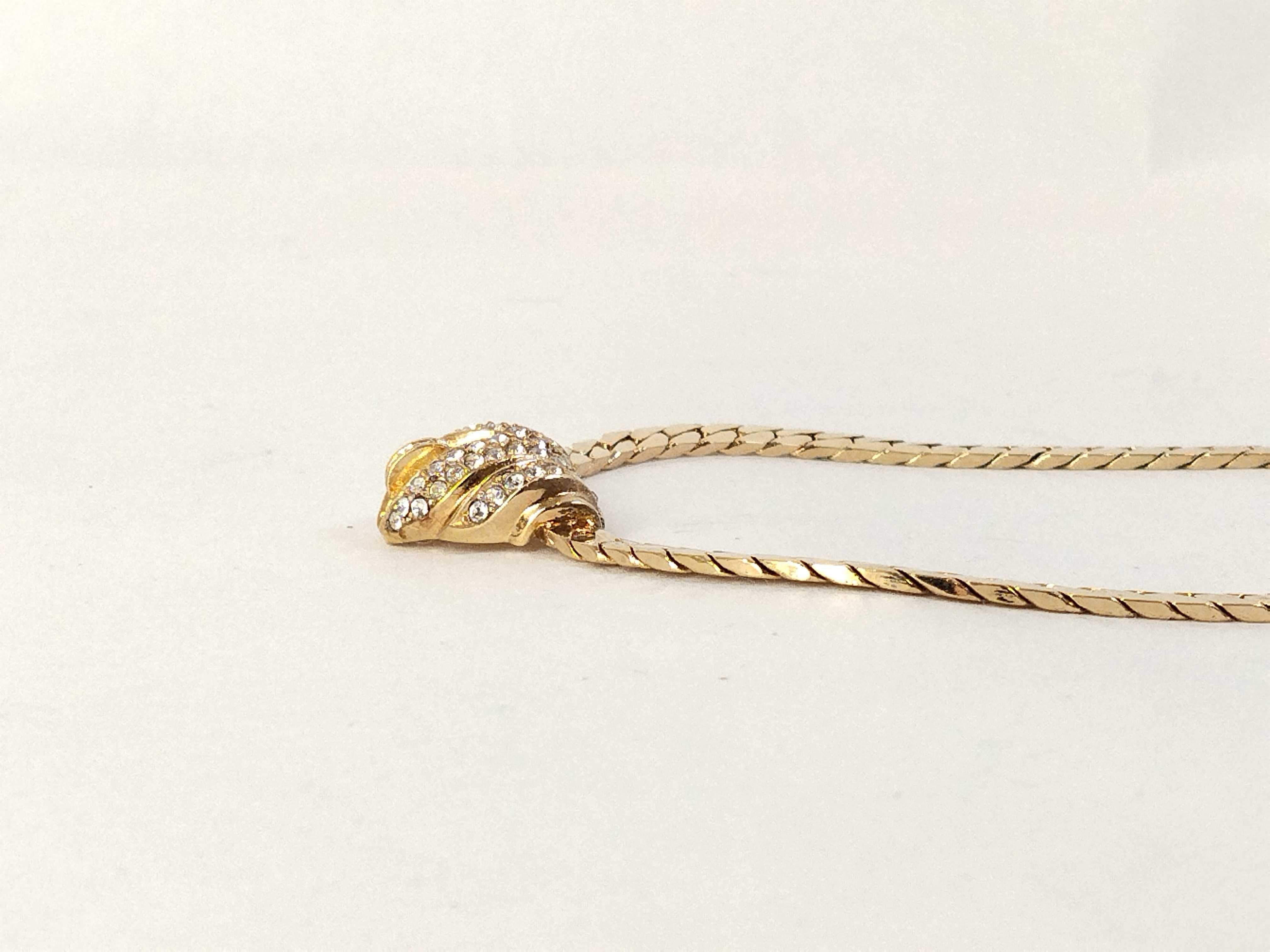 Rhinestone Necklace — view 4