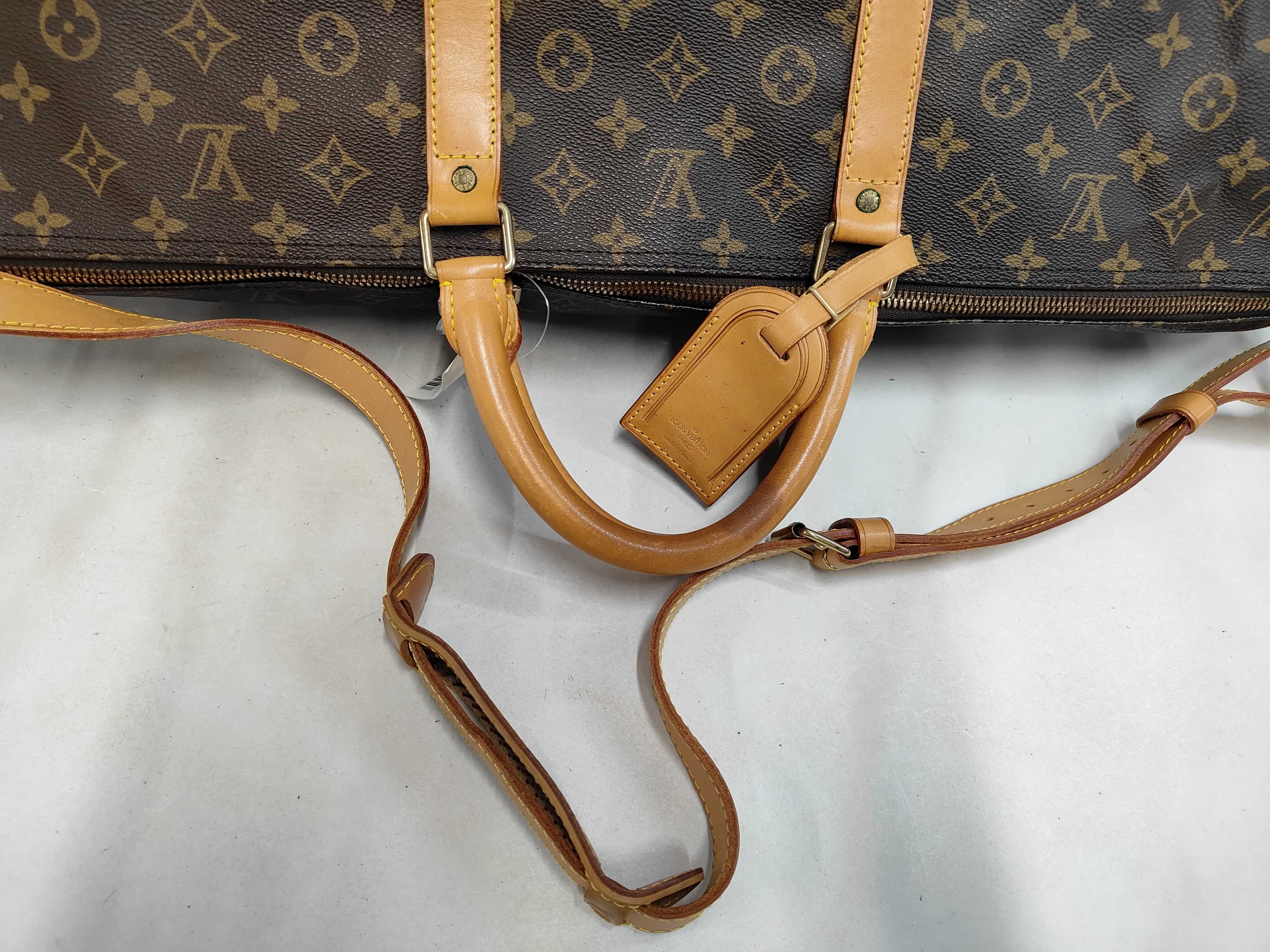 Monogram M41414 Keepall Bandoulière 55 Boston Bag — view 5