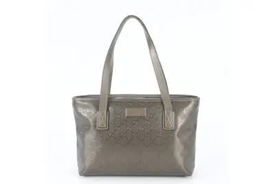 GG Imprime Leather Nylon Tote Bag, Shoulder Bag