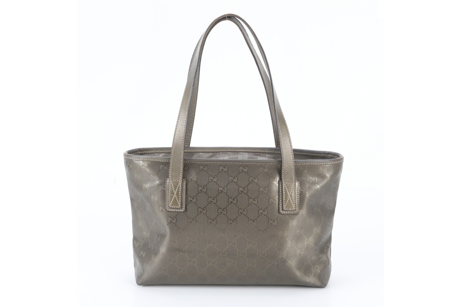 GG Imprime Leather Nylon Tote Bag, Shoulder Bag — view 3