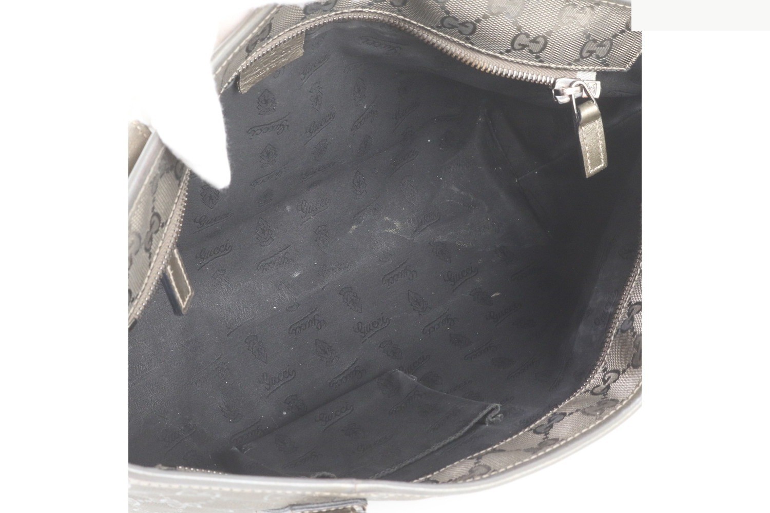 GG Imprime Leather Nylon Tote Bag, Shoulder Bag — view 7