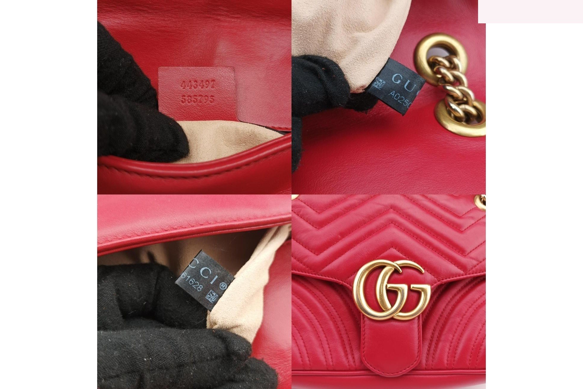 GG Marmont Leather Red — view 8