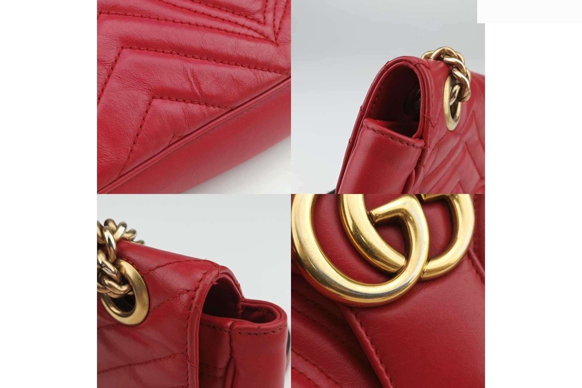 GG Marmont Leather Red — view 10
